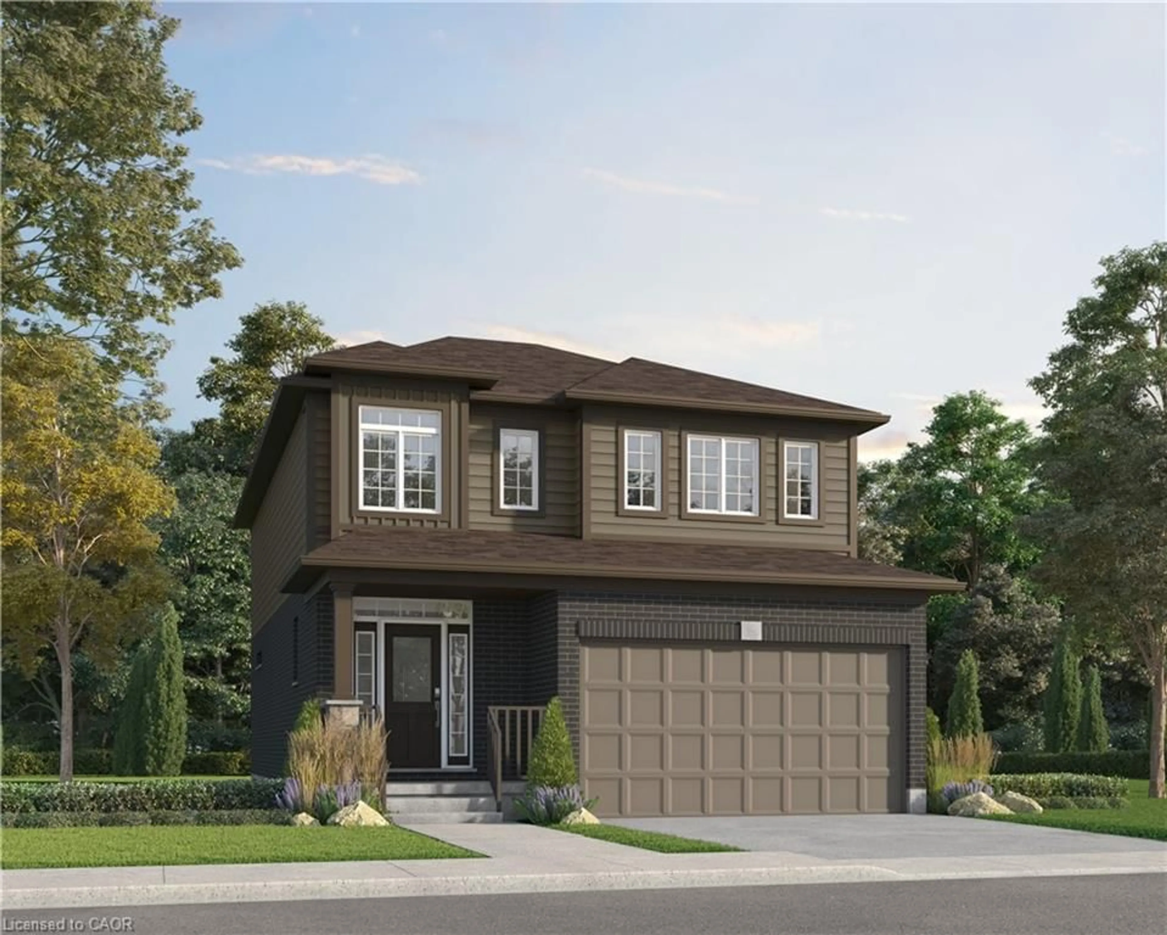 Home with brick exterior material, street for 443 Benninger Dr, Kitchener Ontario N2E 0J9