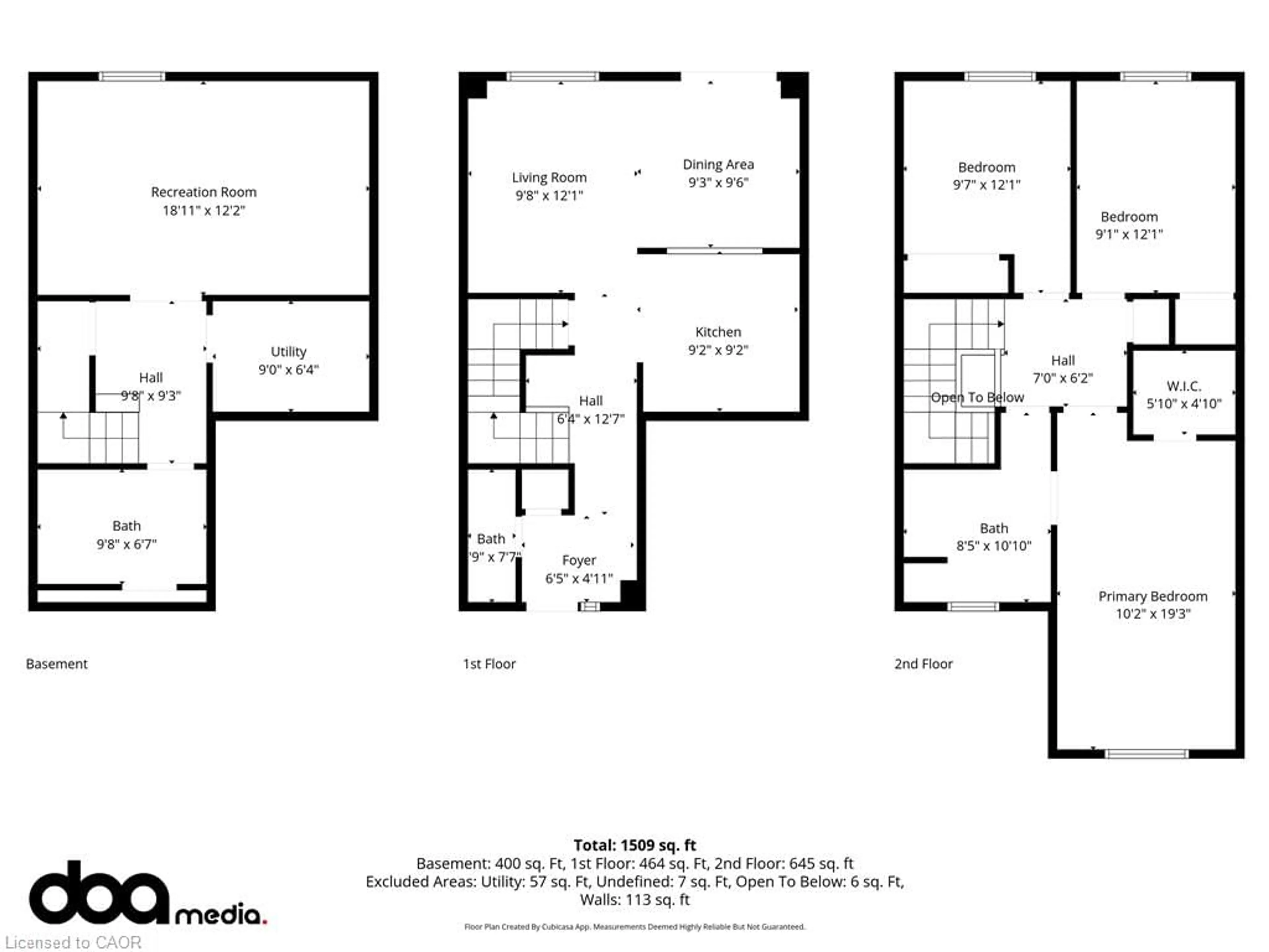Floor plan for 2A Courtland Dr, Brantford Ontario N3R 7V8