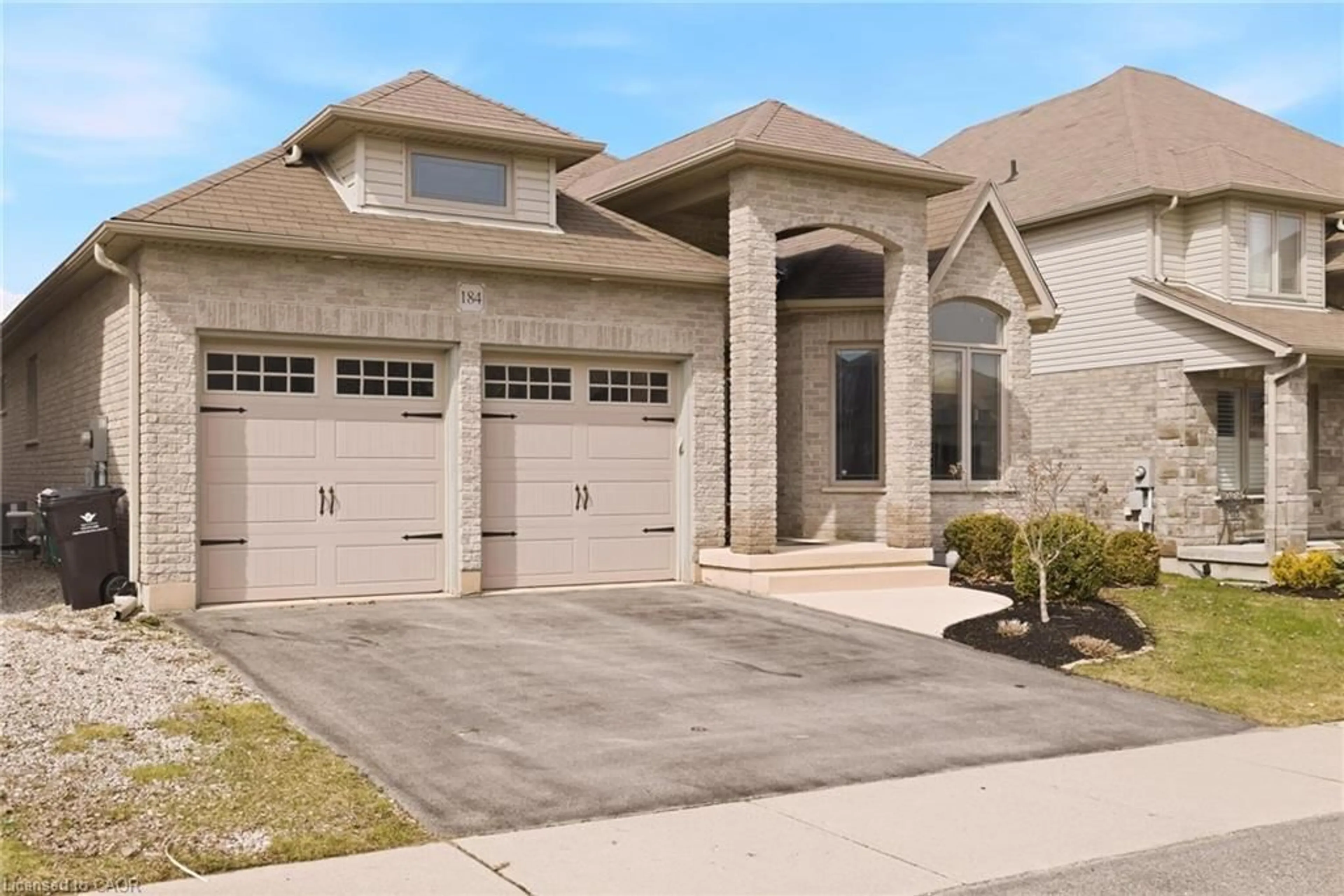 Home with brick exterior material, street for 184 Townsend Dr, Breslau Ontario N0B 1M0