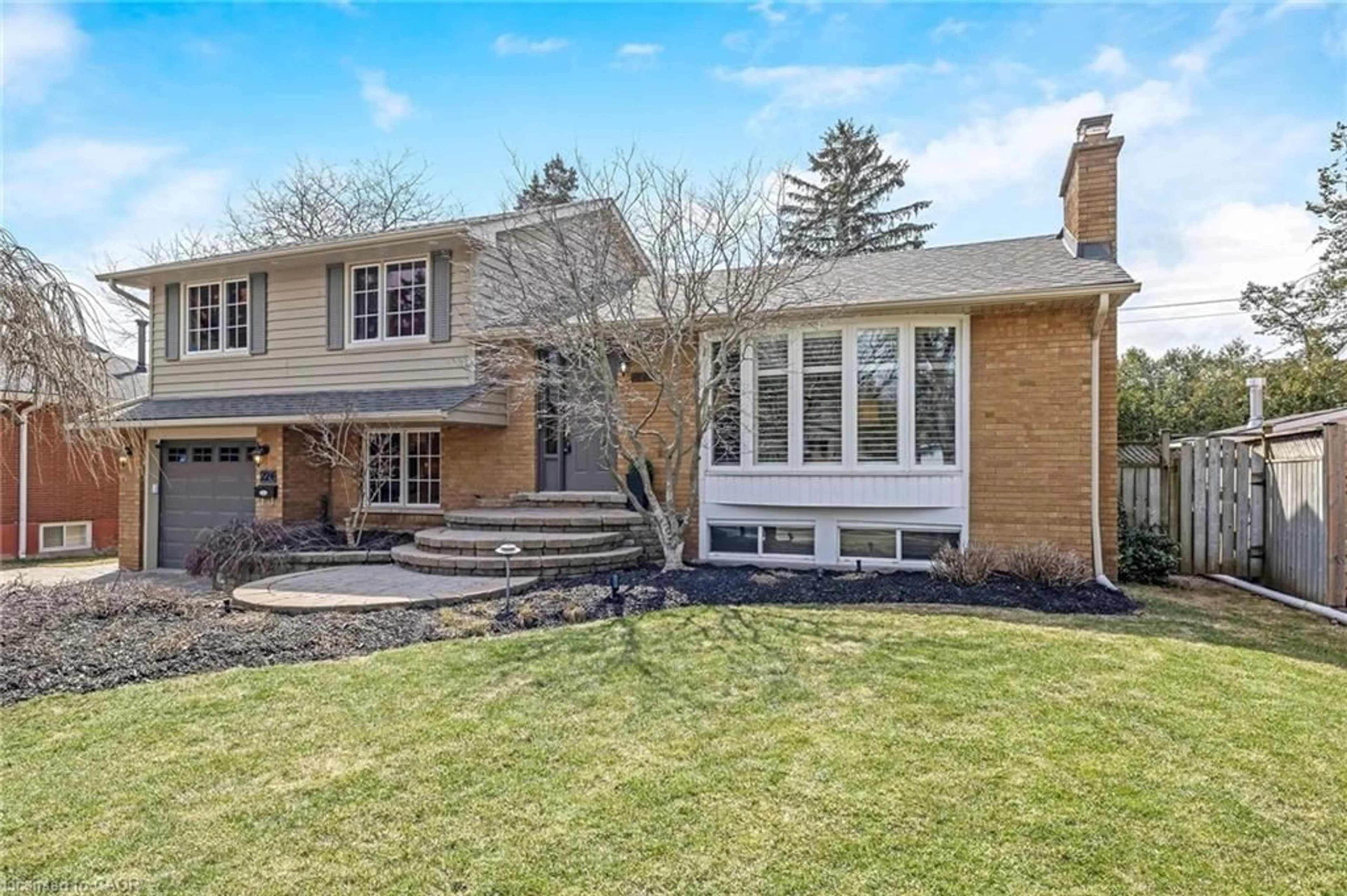 Home with brick exterior material, street for 224 White Pines Dr, Burlington Ontario L7L 4E7