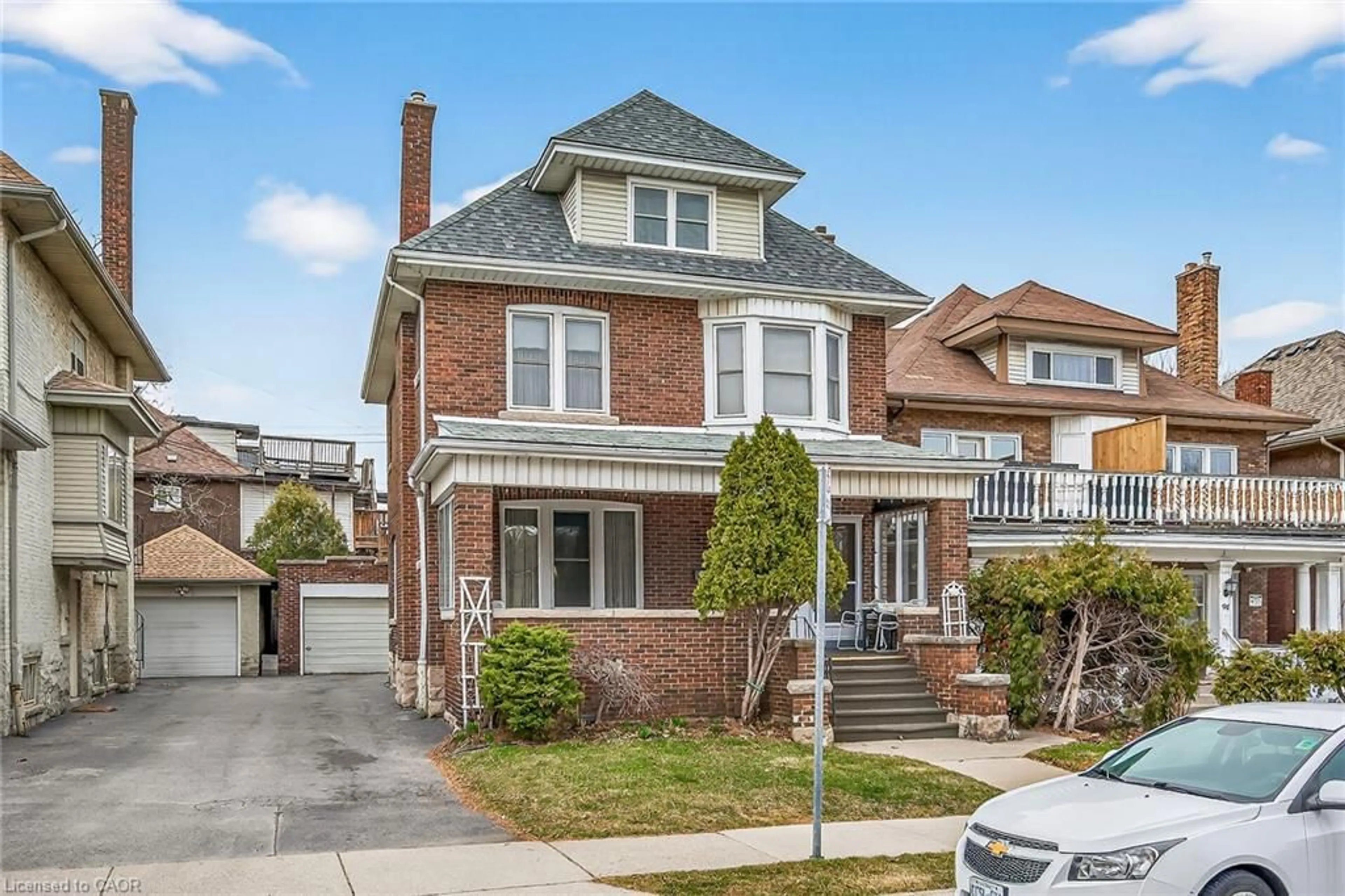 Home with brick exterior material, street for 96 Barnesdale Blvd, Hamilton Ontario L8M 2V6