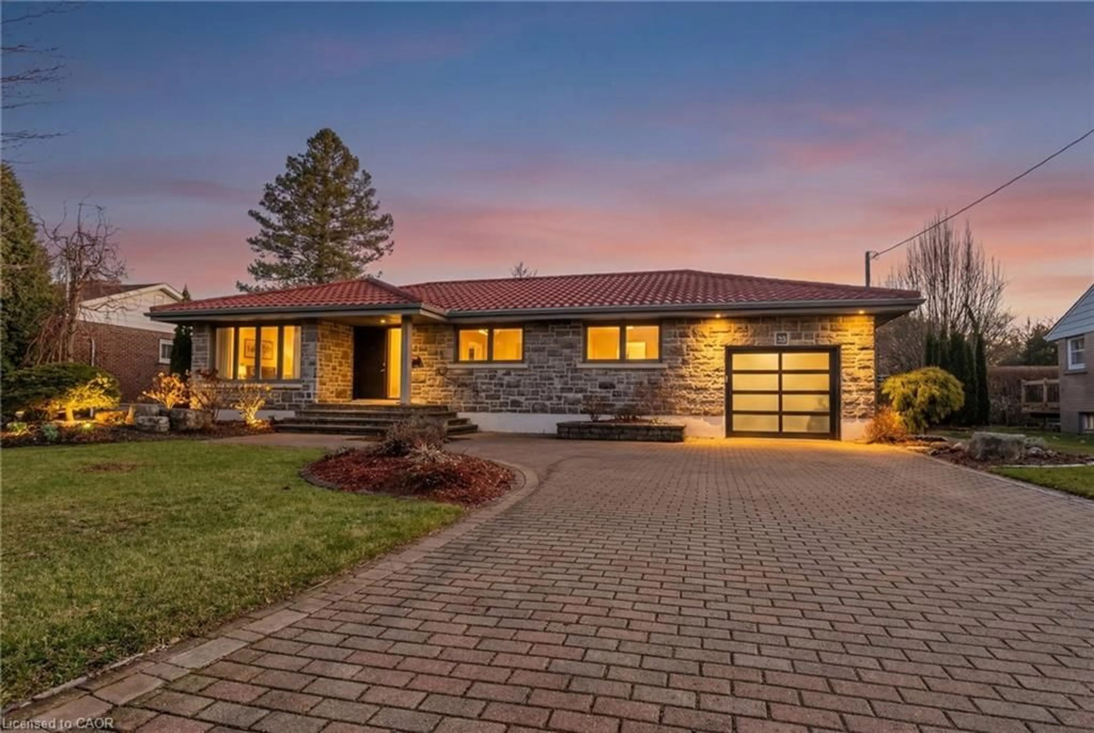 Home with brick exterior material, street for 30 Windermere Cres, Woodstock Ontario N4S 6T2