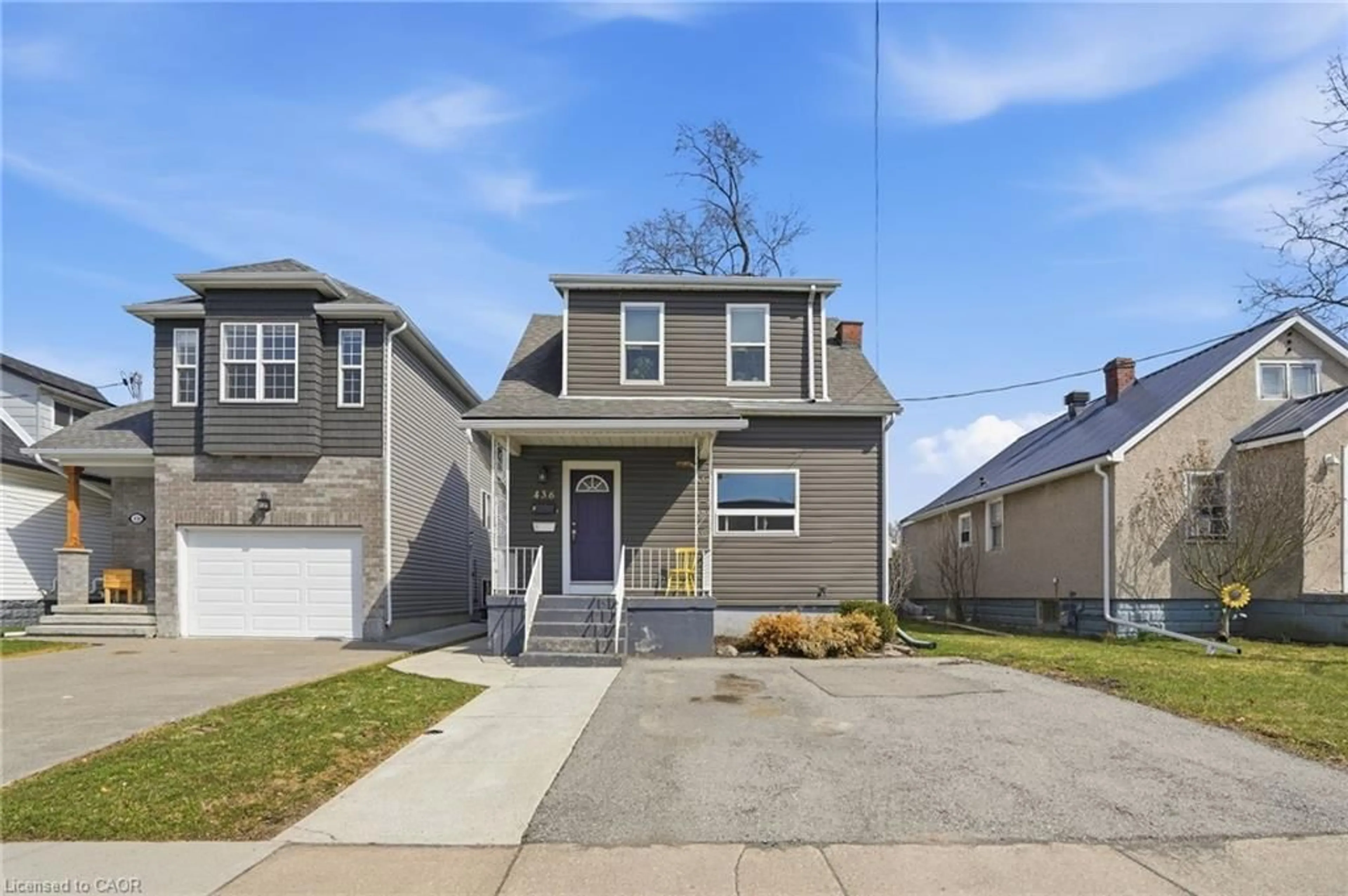 Home with vinyl exterior material, street for 436 Mcalpine Ave, Welland Ontario L3B 1T3