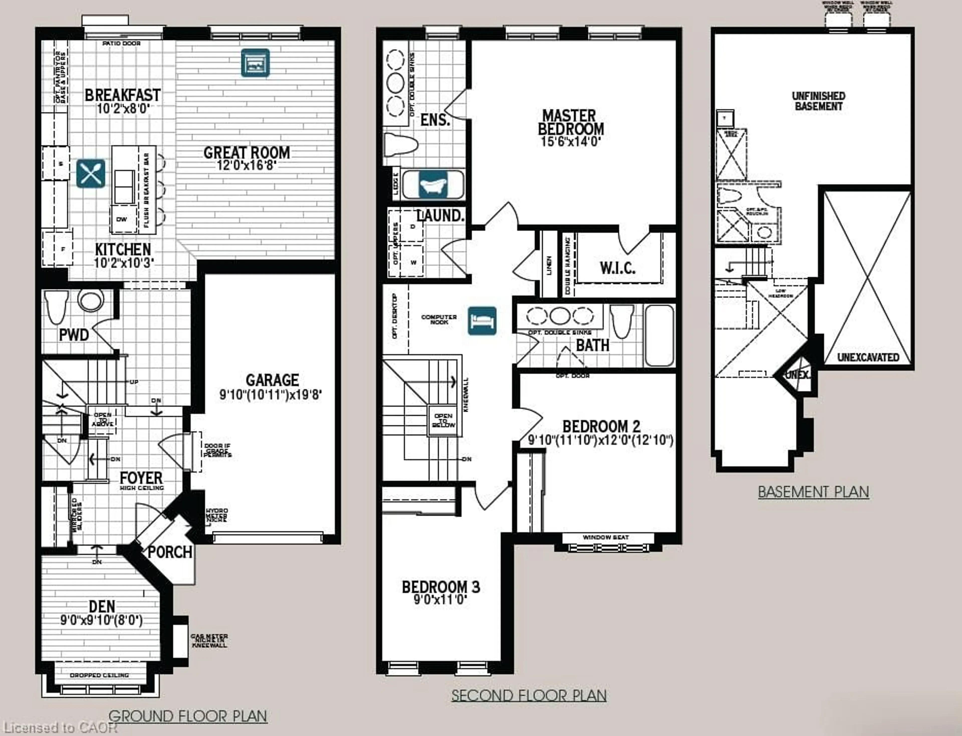 Floor plan for 293 Reis Pl, Milton Ontario L9E 0A9
