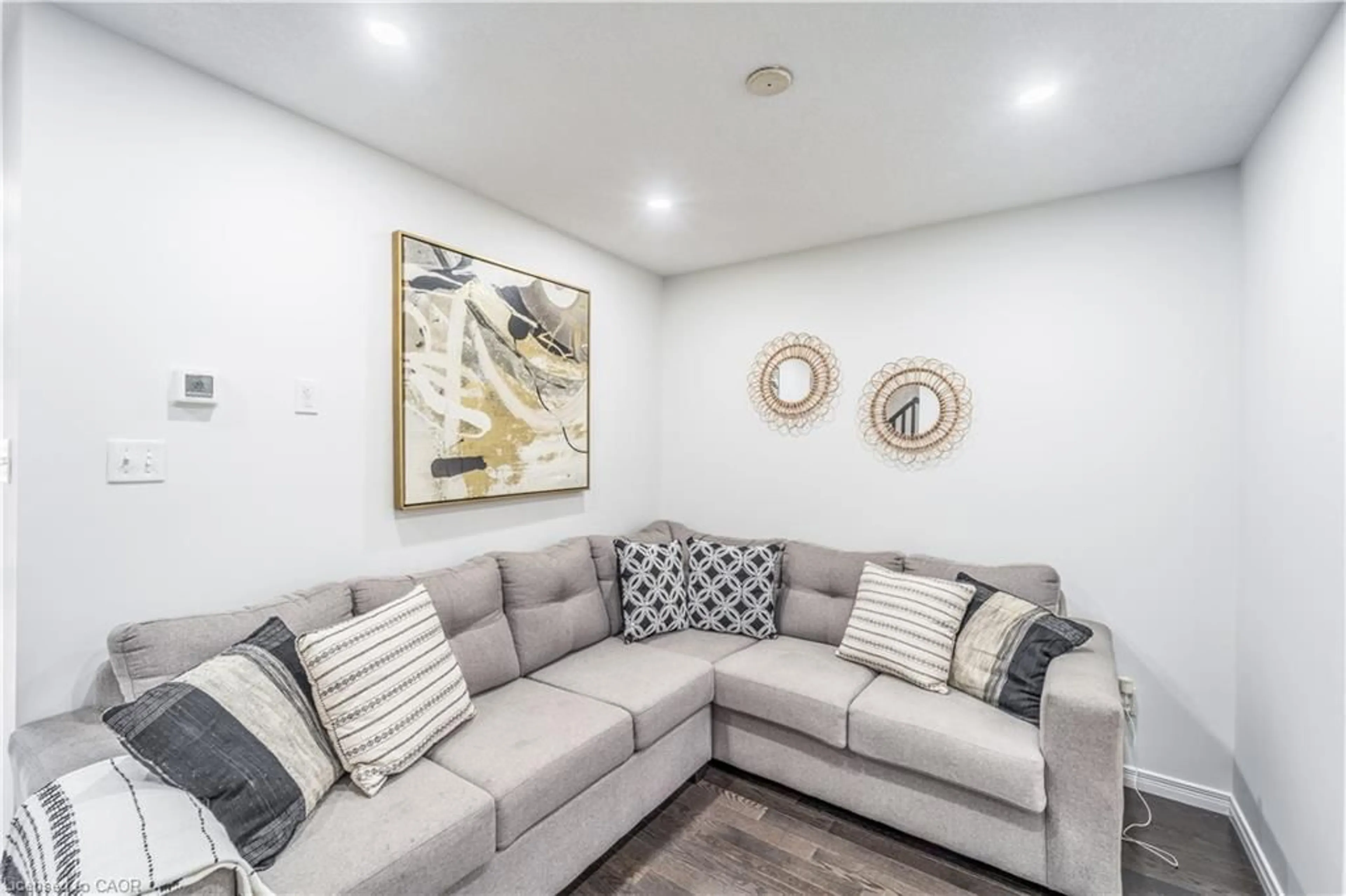 Living room with furniture, unknown for 203 Woodmeadow Crt, Kitchener Ontario N2R 1W6