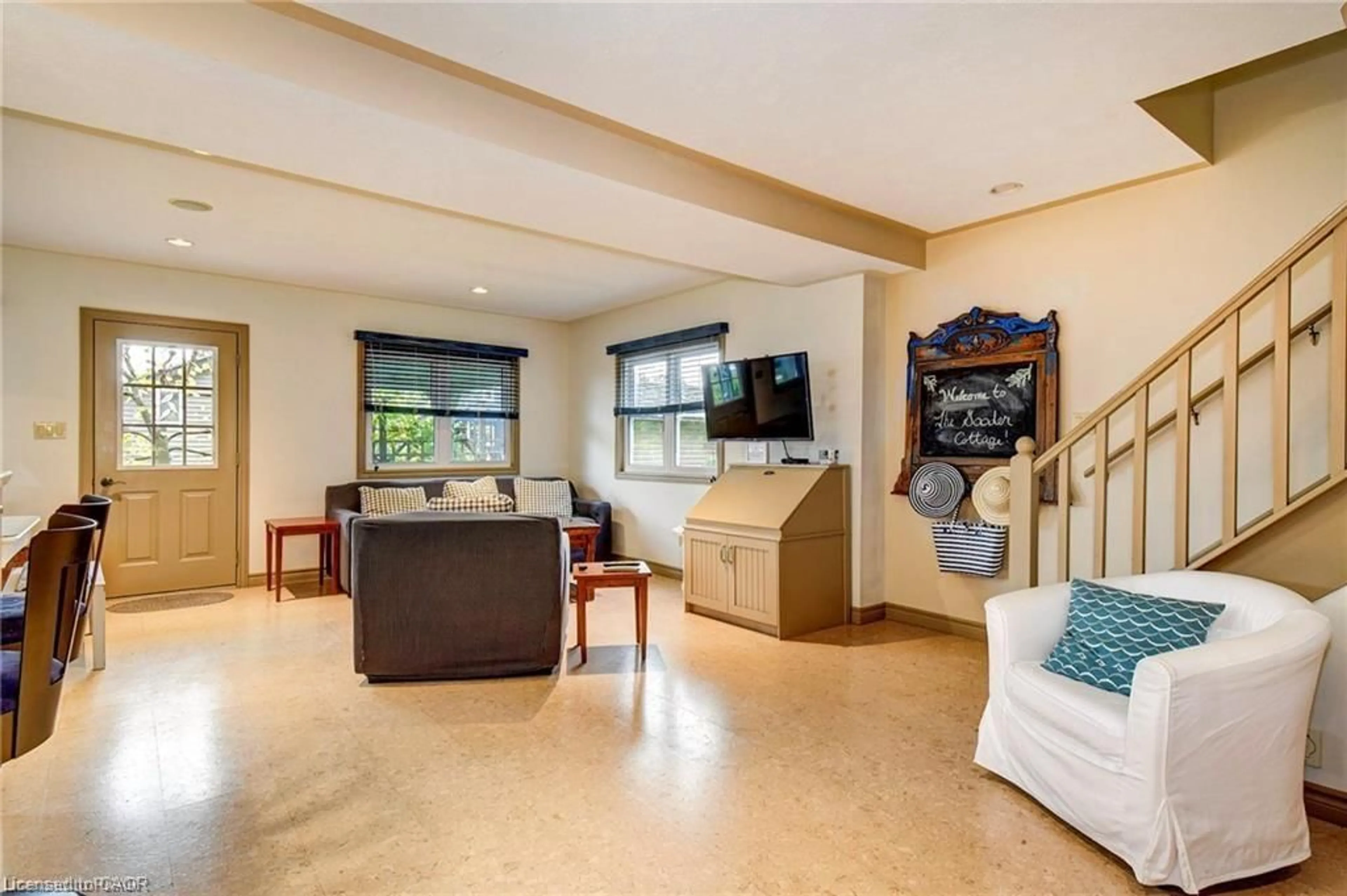 Living room with furniture, unknown for 37C Cedar Dr, Turkey Point Ontario N0E 1T0