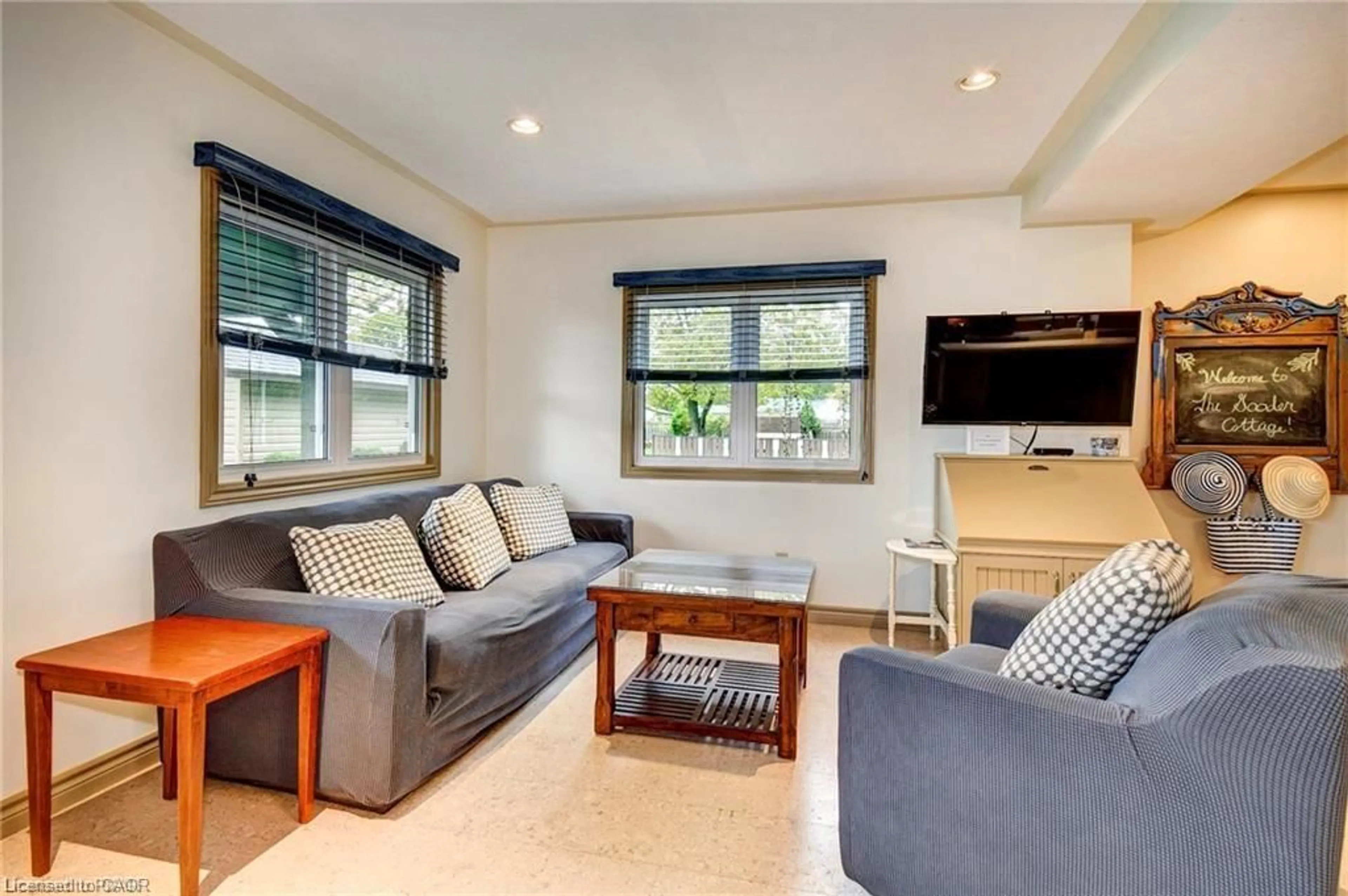 Living room with furniture, unknown for 37C Cedar Dr, Turkey Point Ontario N0E 1T0