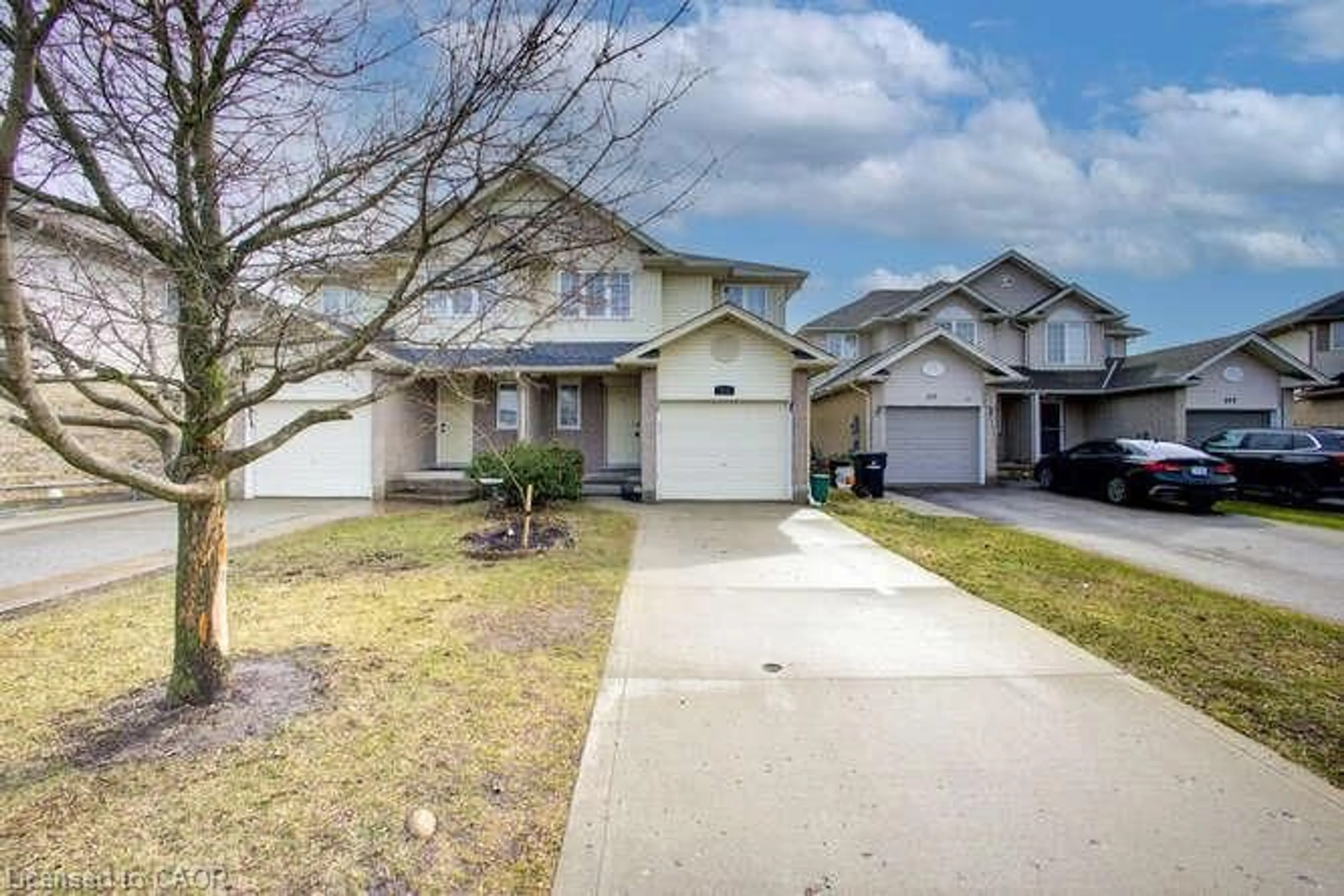 A pic from outside/outdoor area/front of a property/back of a property/a pic from drone, street for 213 Britton Pl, Kitchener Ontario N2C 2T3