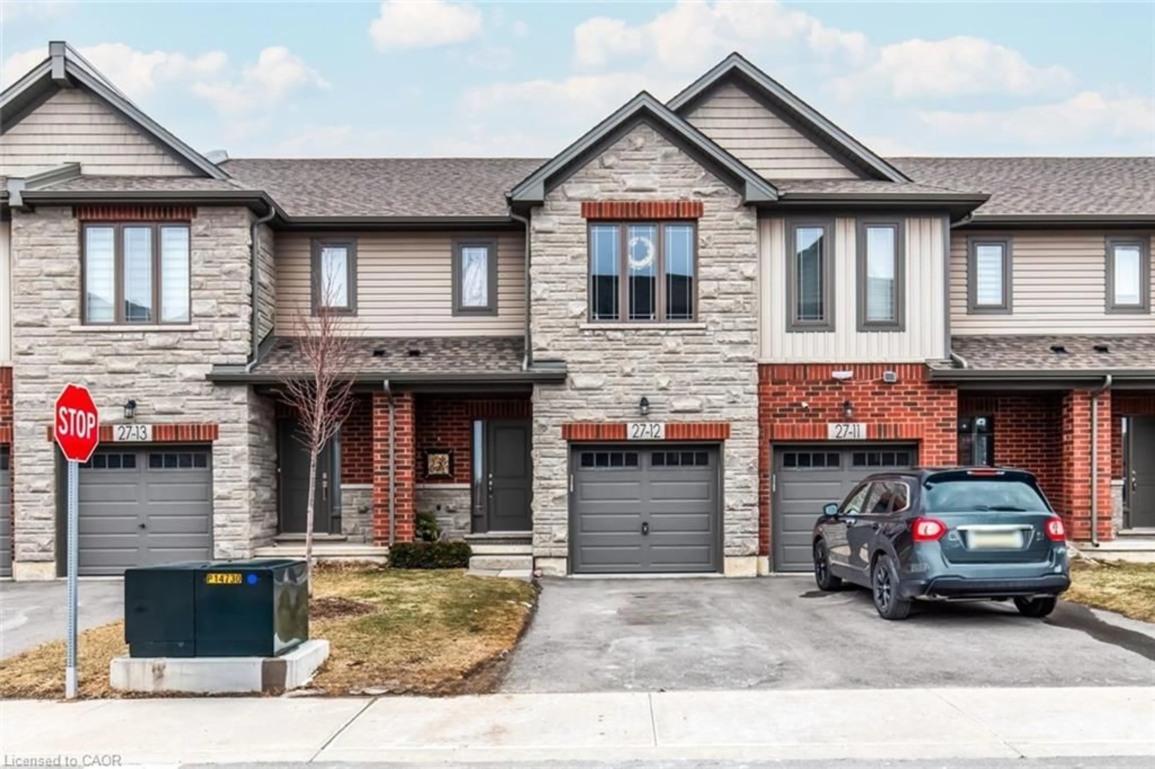 Home with brick exterior material, street for 27 Rachel Dr #12, Stoney Creek Ontario L8E 0K6