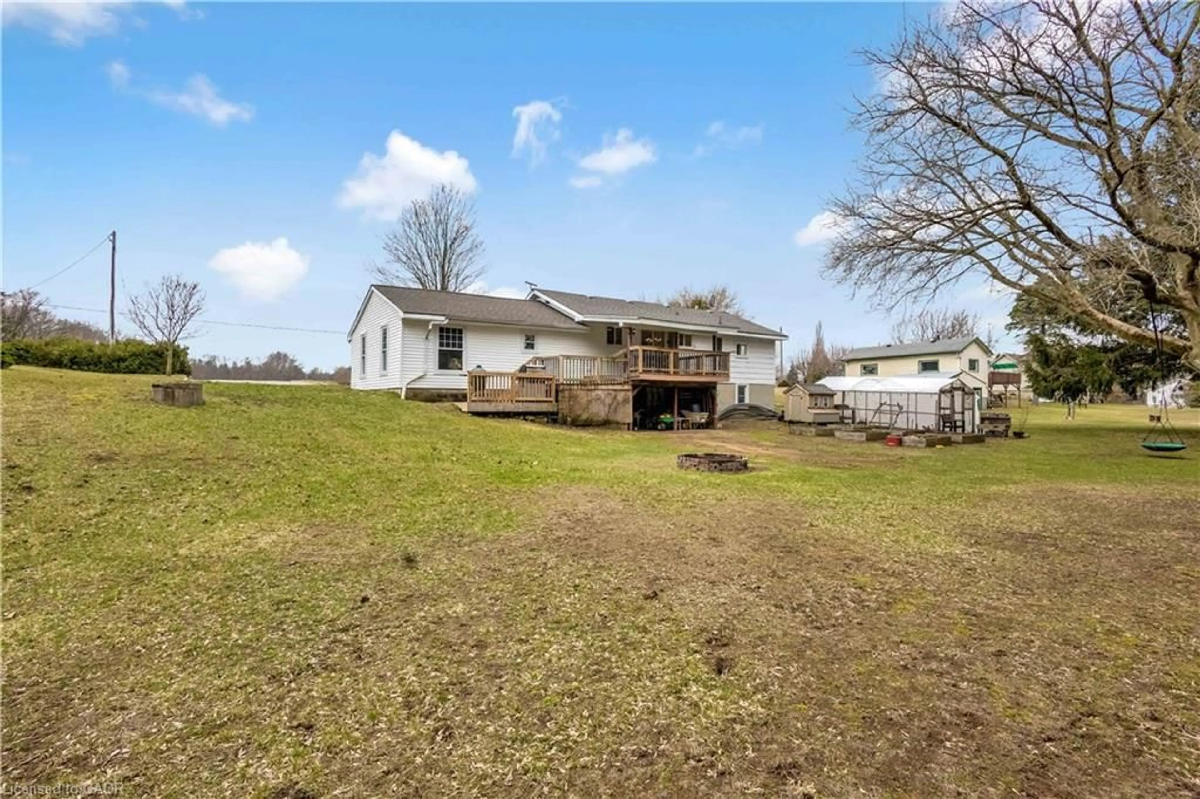 A pic from outside/outdoor area/front of a property/back of a property/a pic from drone, unknown for 212 Charlotteville West Quarter Line Rd, St. Williams Ontario N0E 1P0