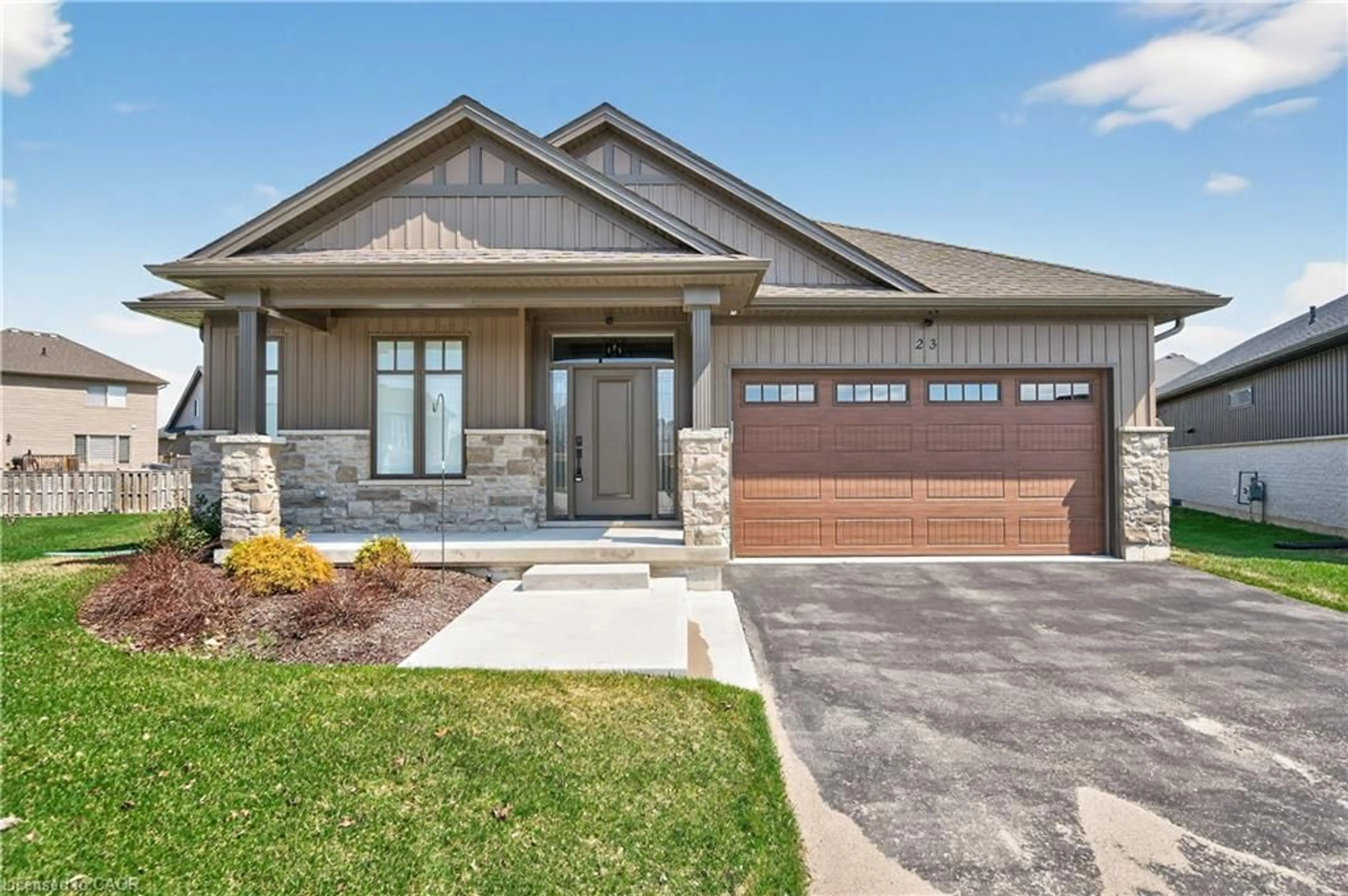 Home with brick exterior material, street for 24 Craddock Blvd #23, Jarvis Ontario N0A 1J0