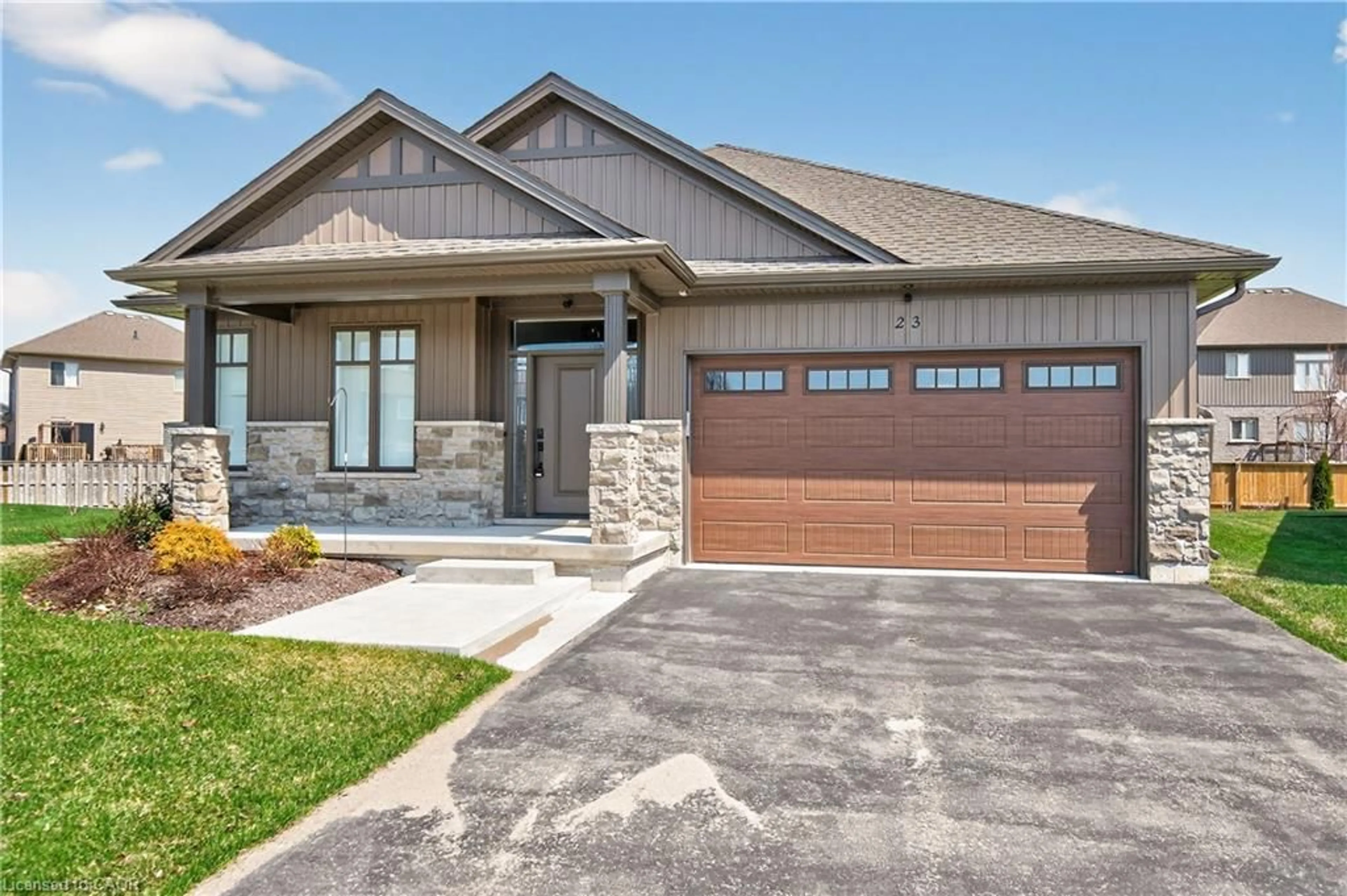 Home with brick exterior material, street for 24 Craddock Blvd #23, Jarvis Ontario N0A 1J0