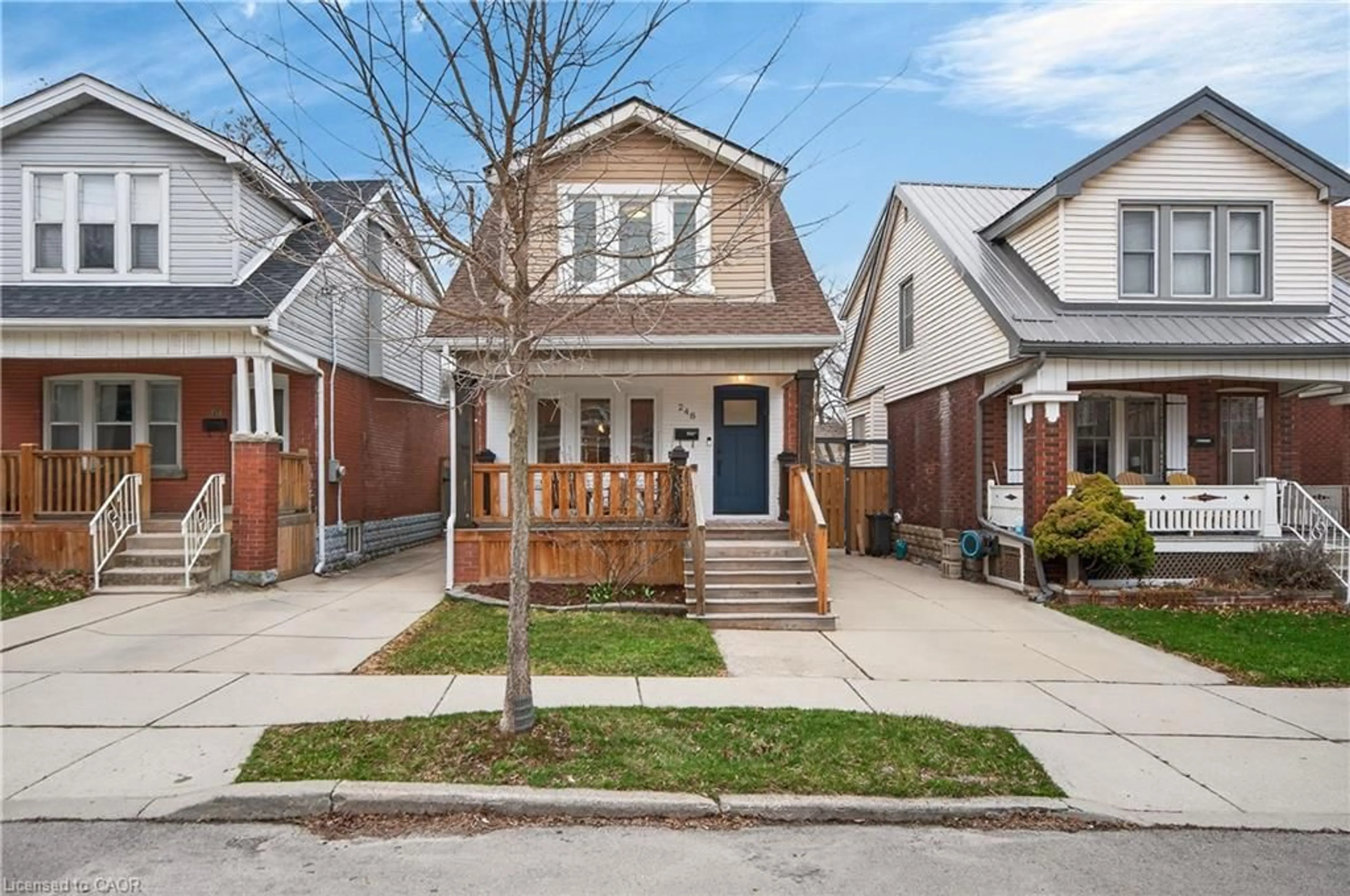 Home with brick exterior material, street for 248 London St, Hamilton Ontario L8K 2H2
