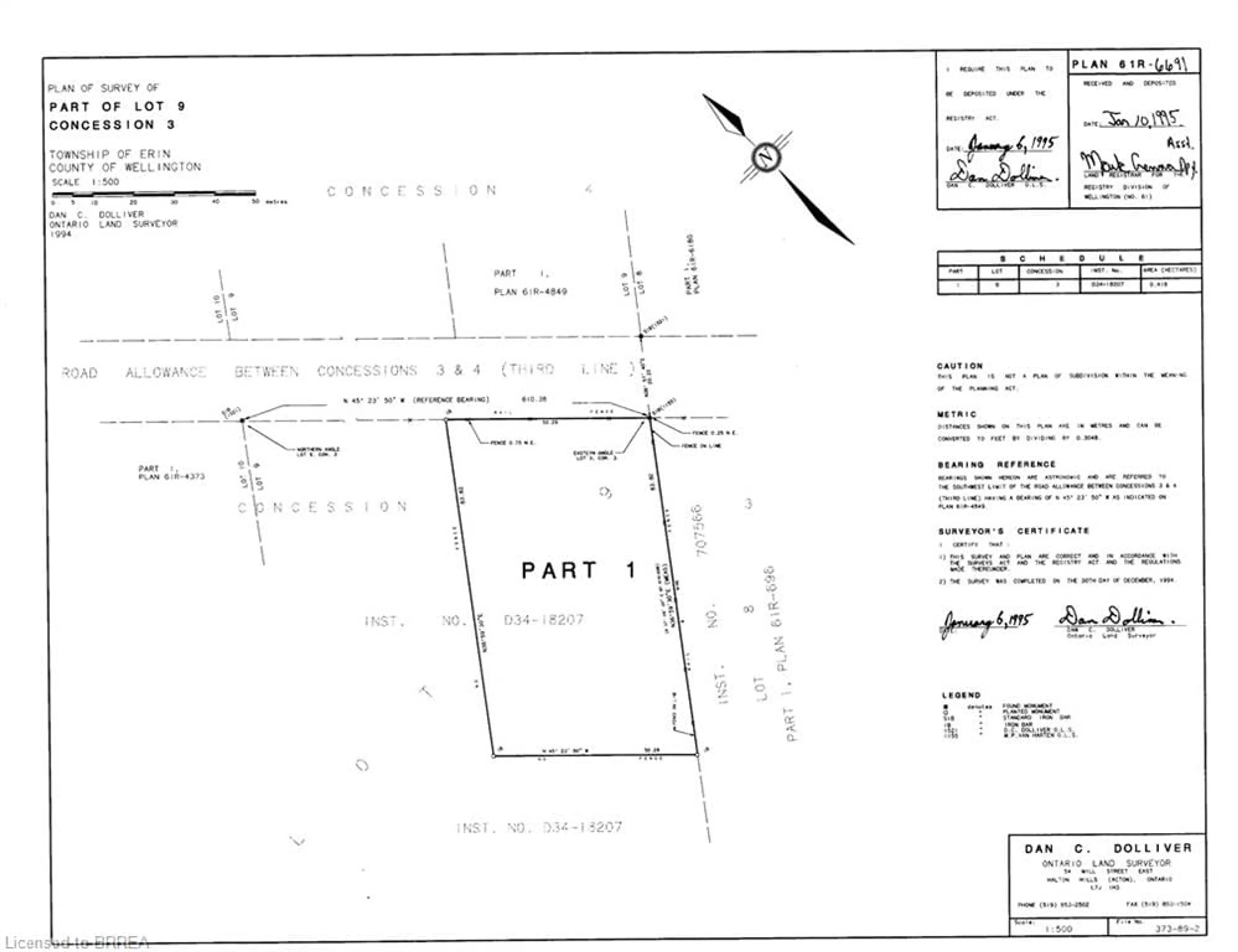 Floor plan for LOT 9 Third Line, Acton Ontario L7J 2L8