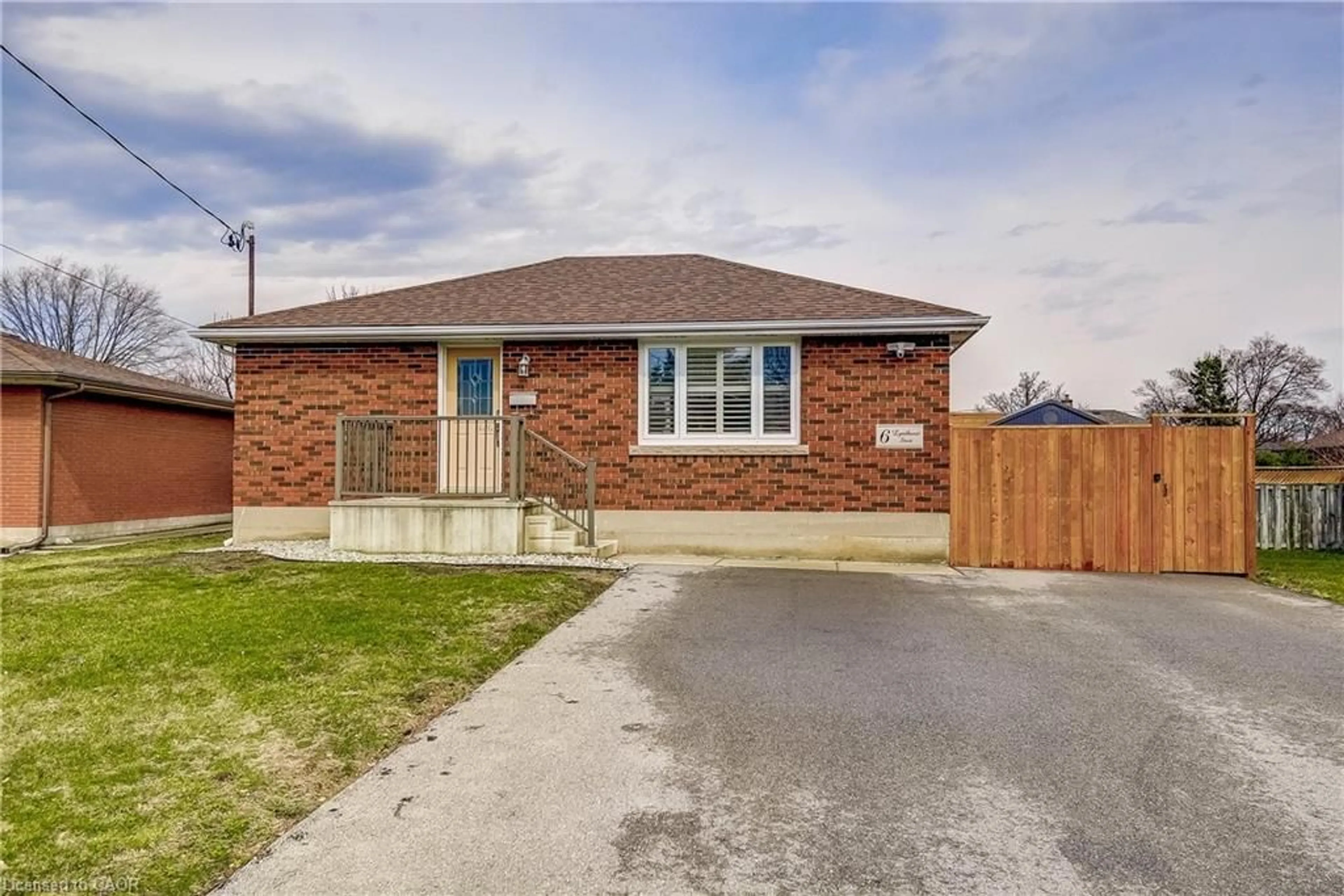 Home with brick exterior material, street for 6 Lyndhurst St, Brantford Ontario N3S 4M3