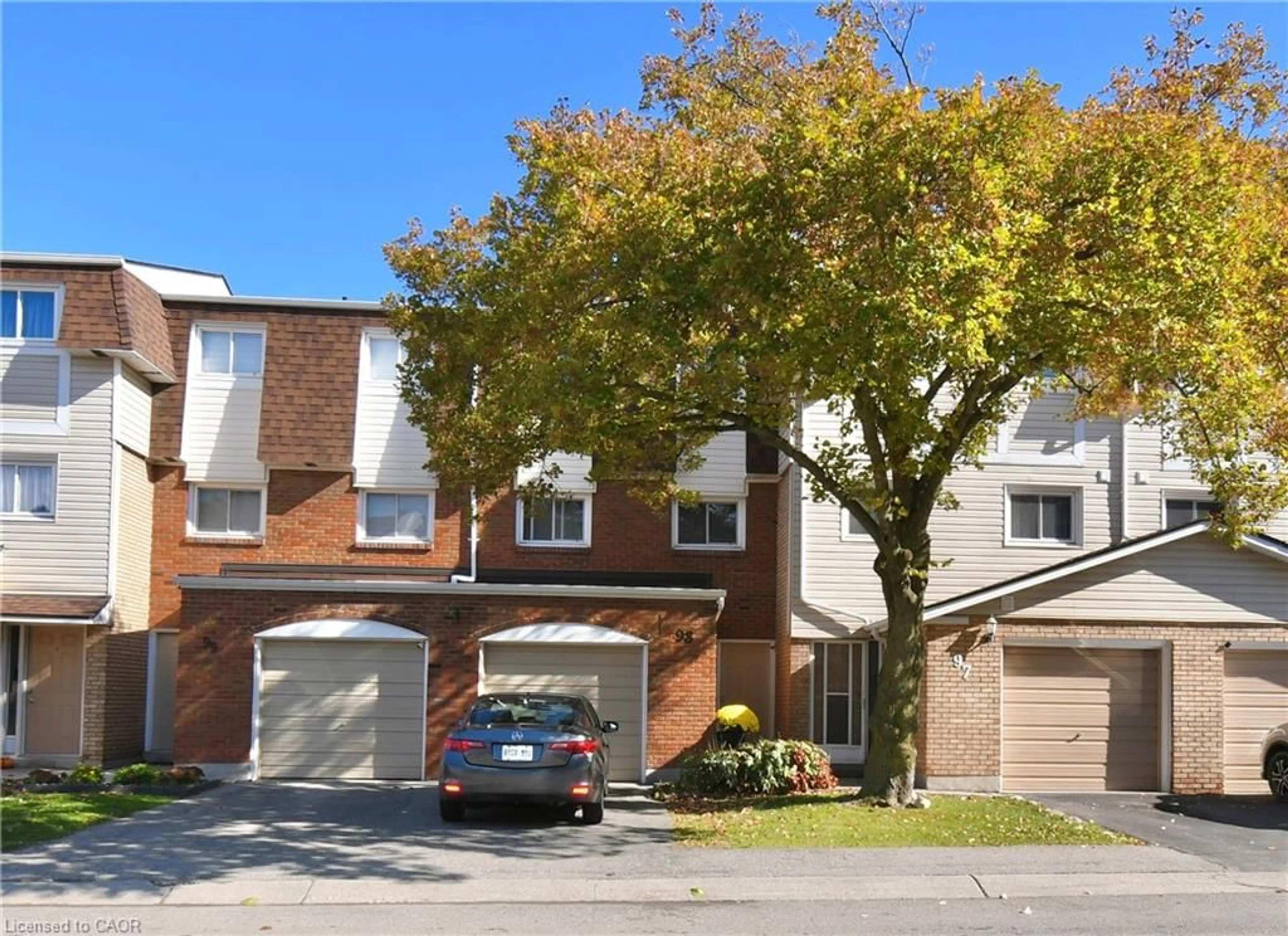 Home with brick exterior material, street for 11 Harrisford St #98, Hamilton Ontario L8K 6L7