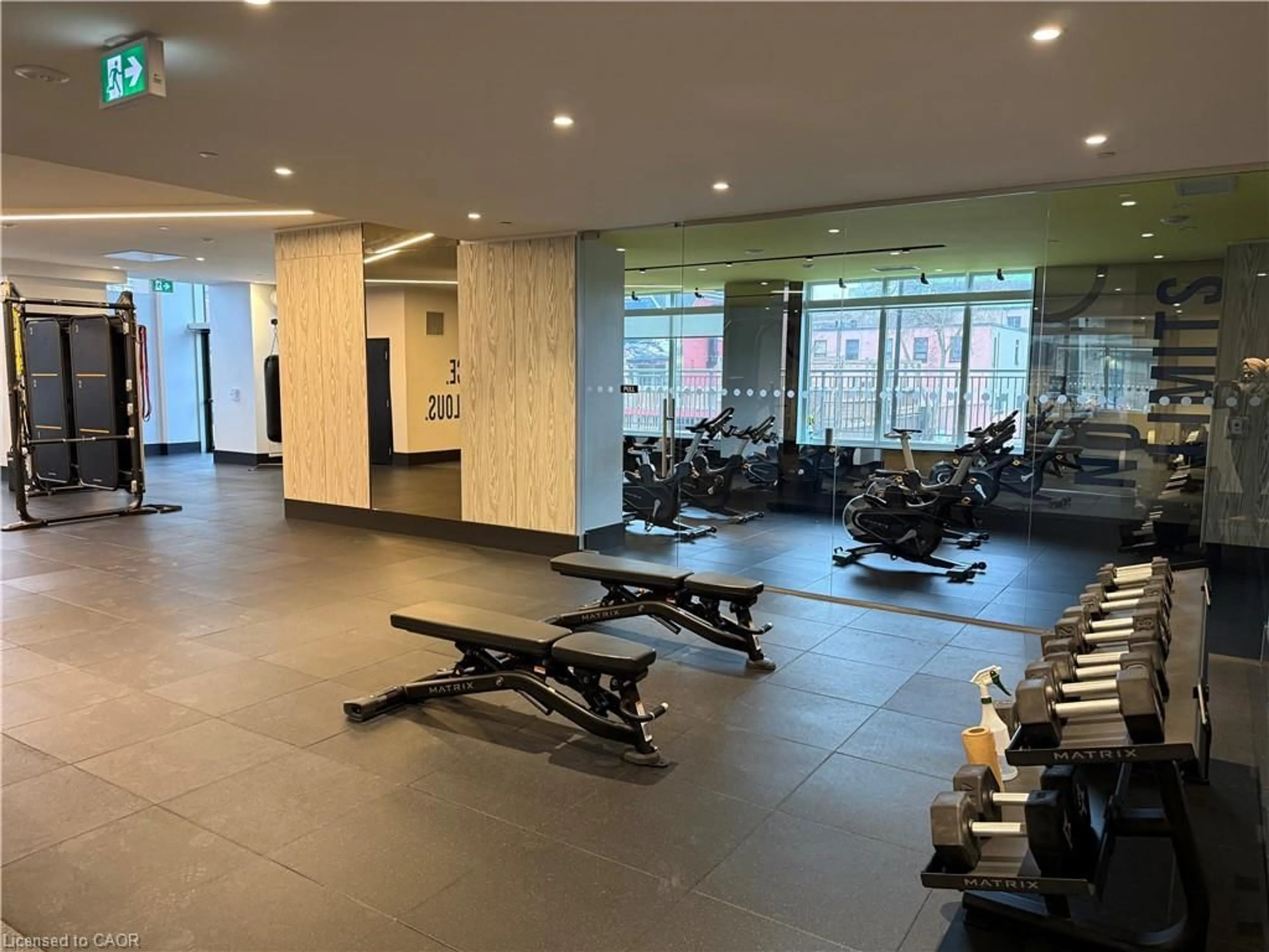 Gym or fitness room for 55 Duke St #1701, Kitchener Ontario N2H 0C9