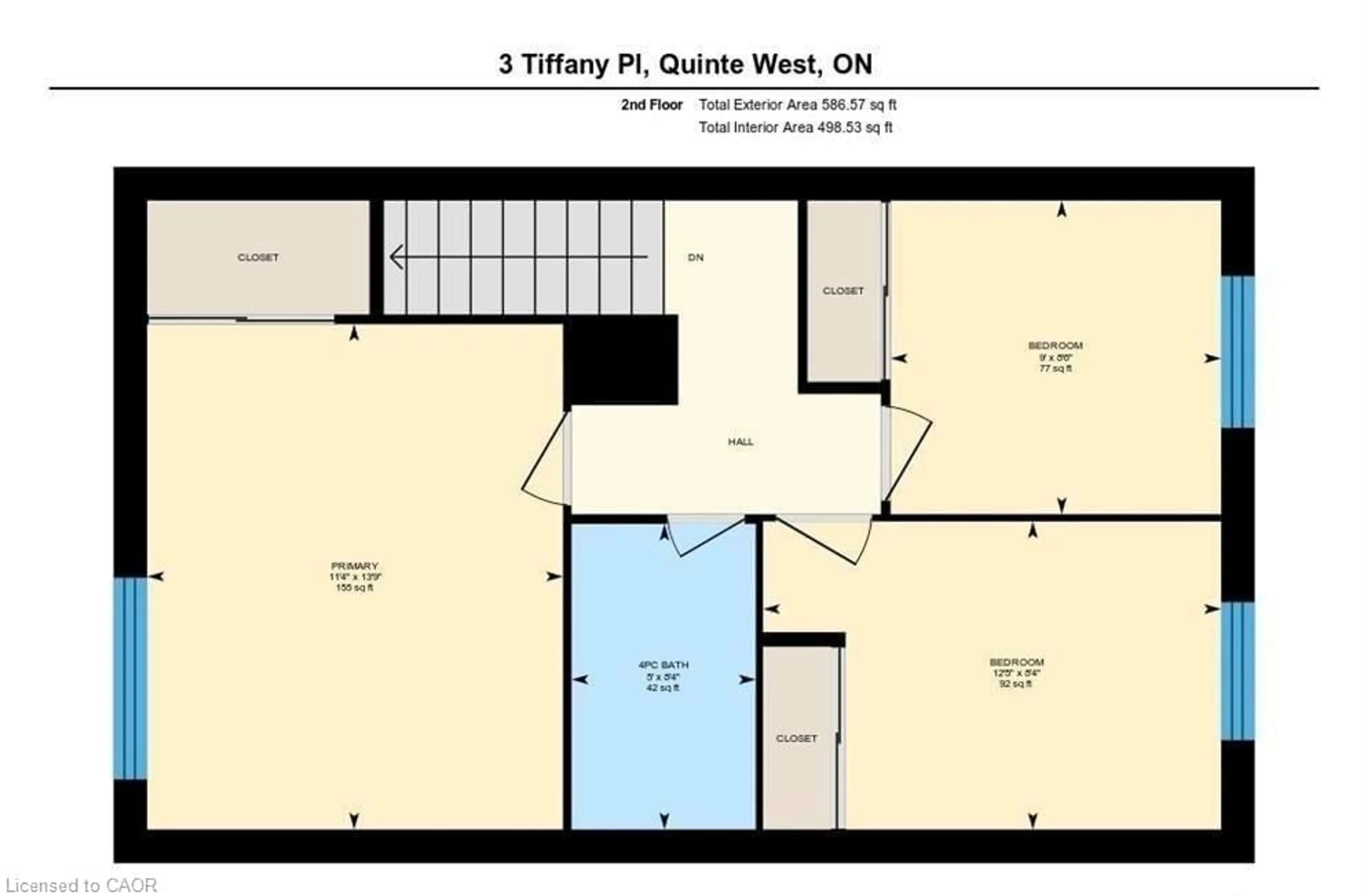 Floor plan for 3 Tiffany Pl #3, Trenton Ontario K8V 6A3