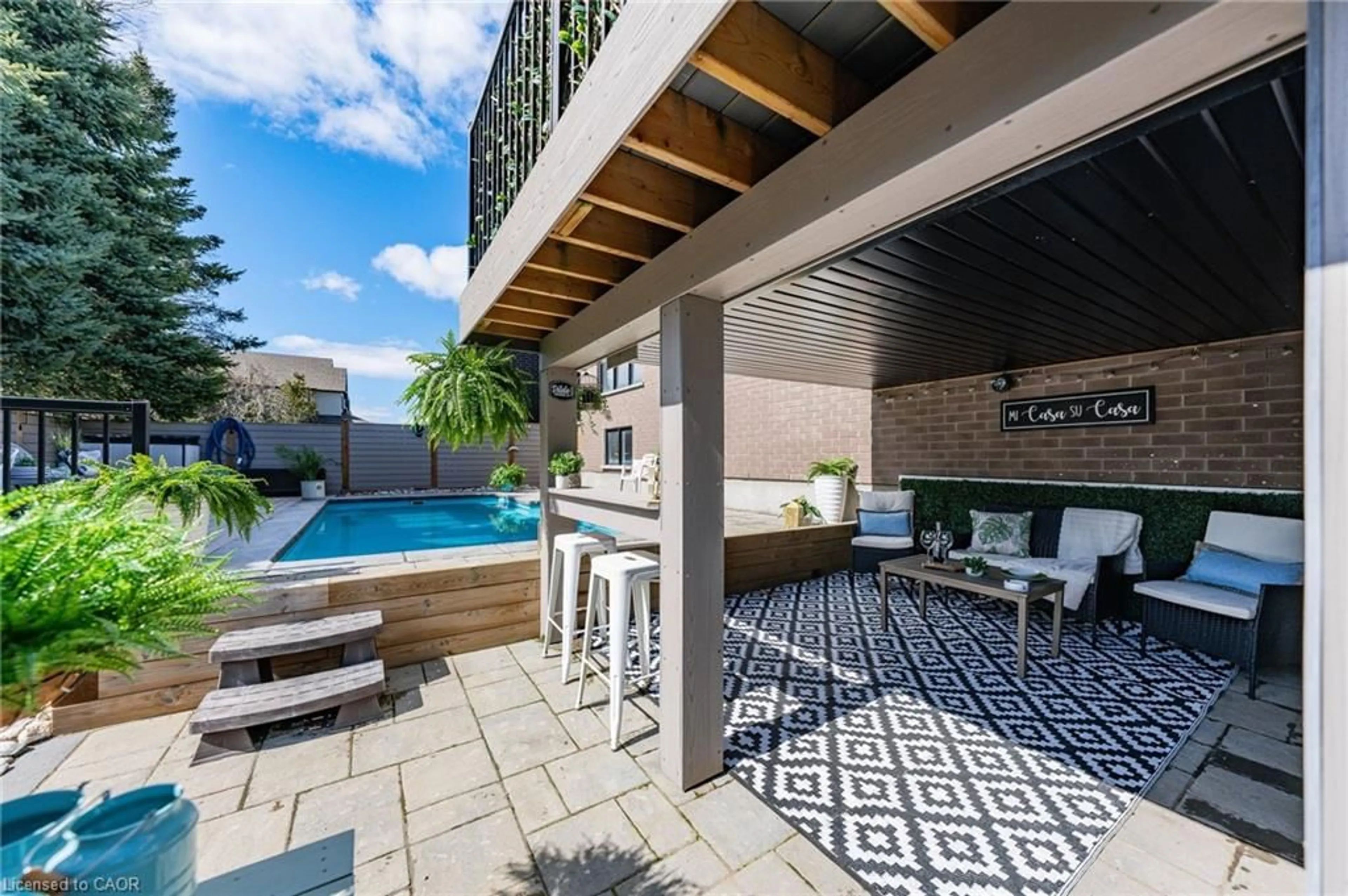 Patio, street for 57 Cutting Dr, Elora Ontario N0B 1S0