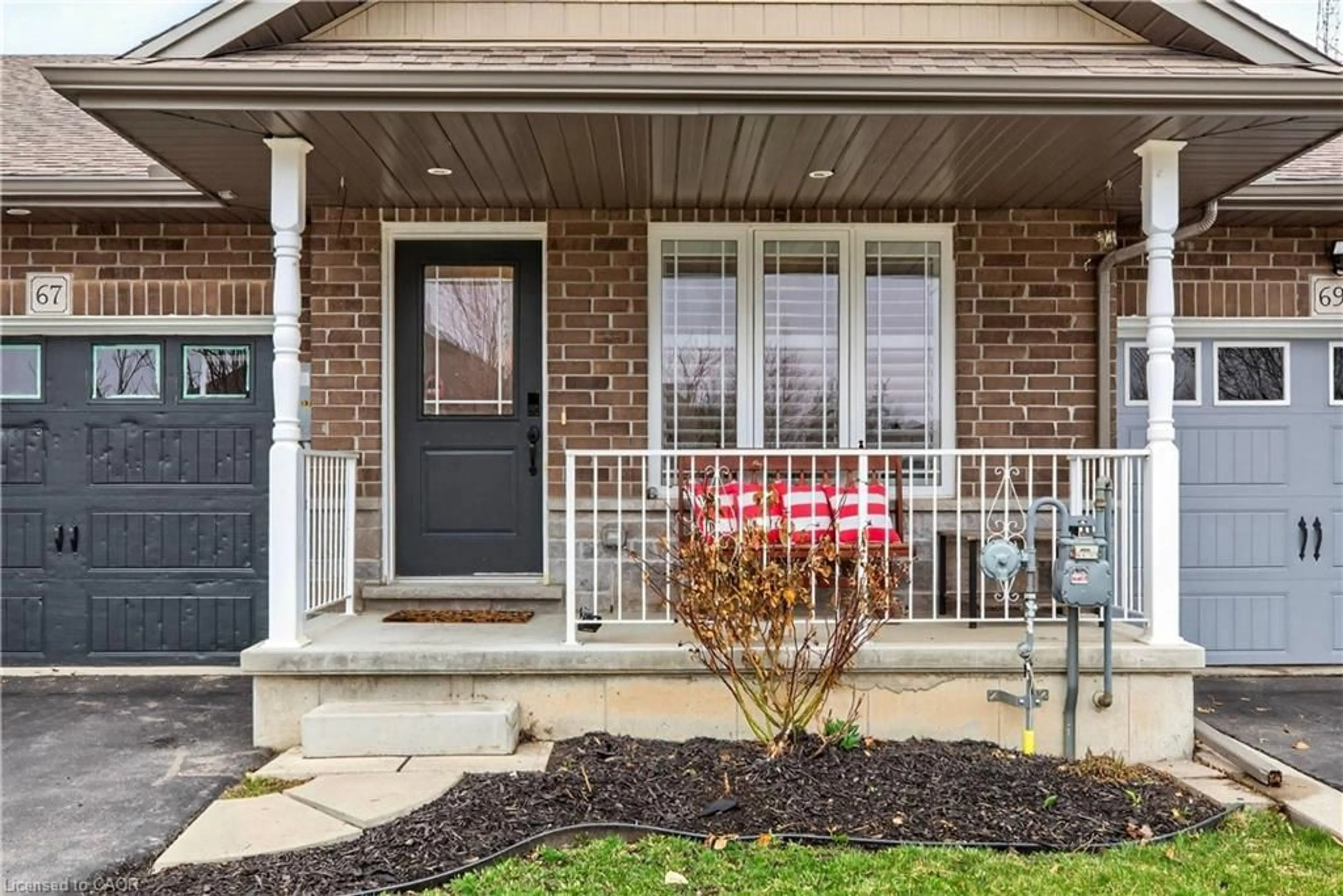 Home with brick exterior material, street for 67 Macneil Crt, Hagersville Ontario N0A 1H0