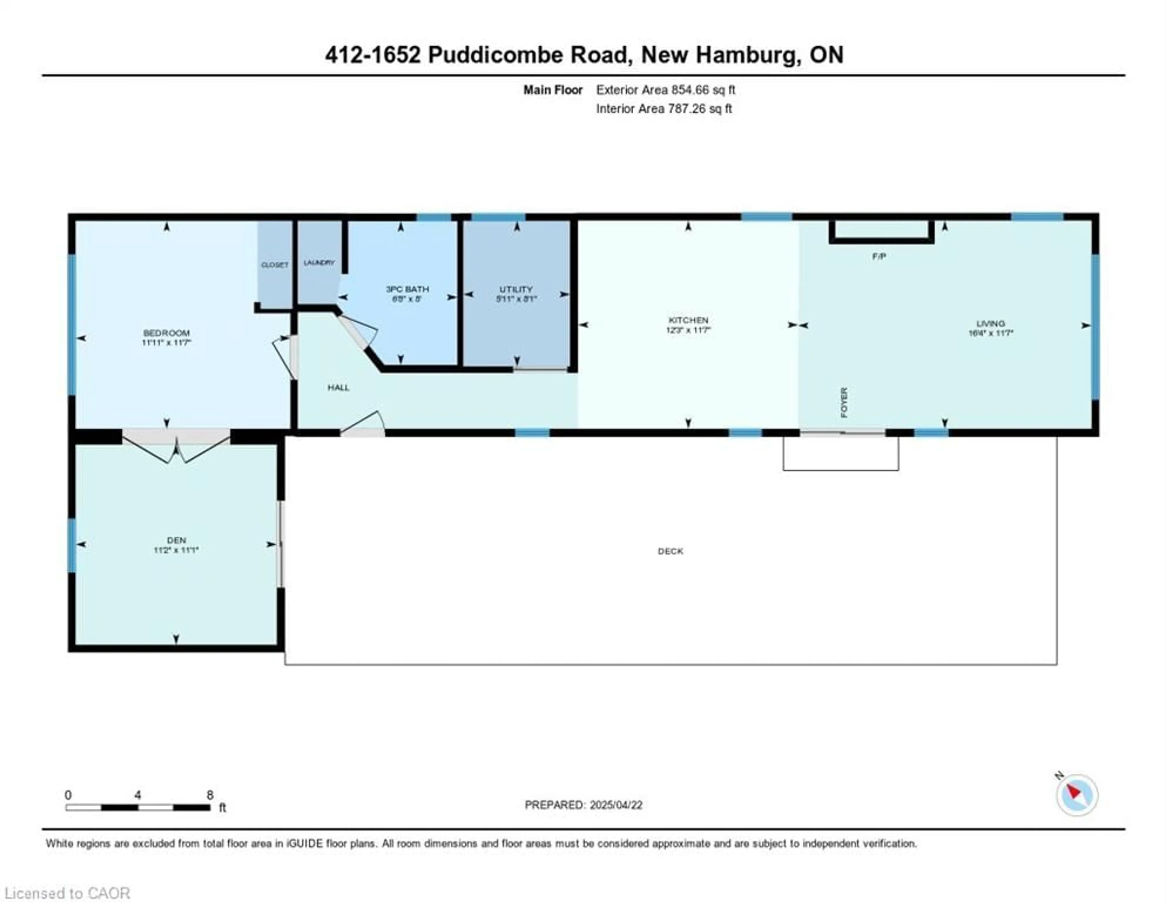 Floor plan for 1652 Puddicombe Rd #417, New Hamburg Ontario N3A 3C3