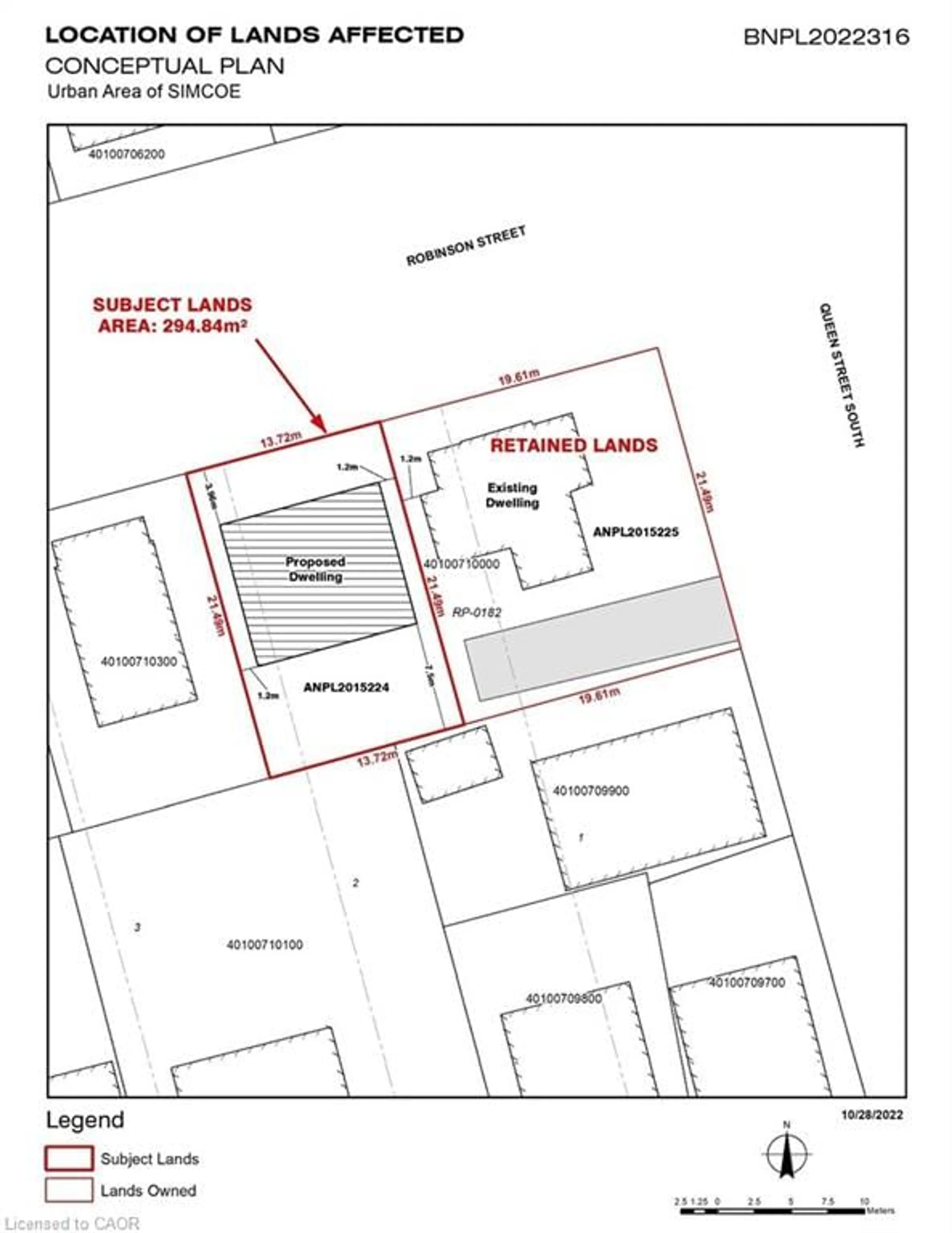 Floor plan for 252 Robinson St, Simcoe Ontario N3Y 1X5