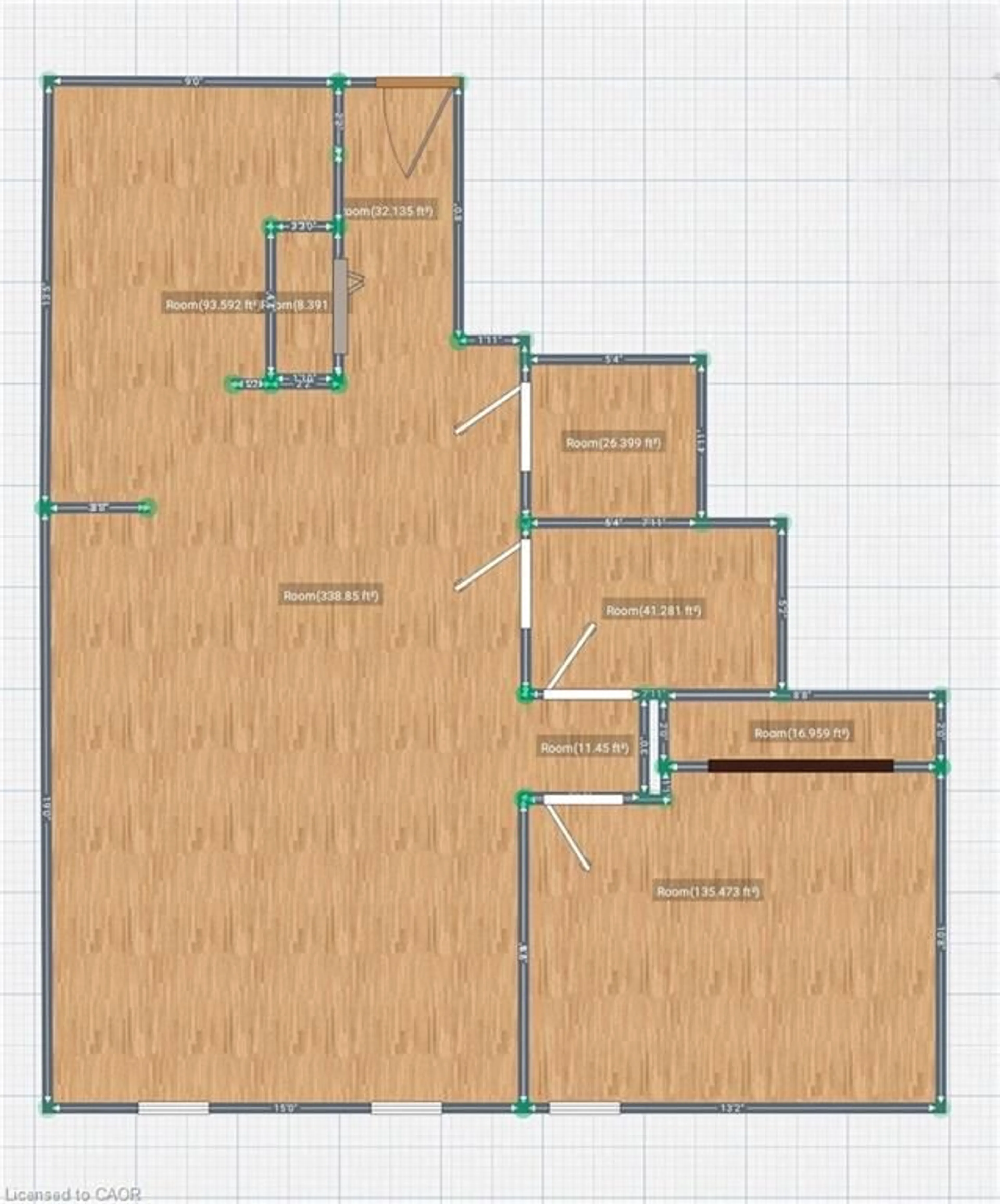 Floor plan for 36 James St #510, Hamilton Ontario L8P 4W4