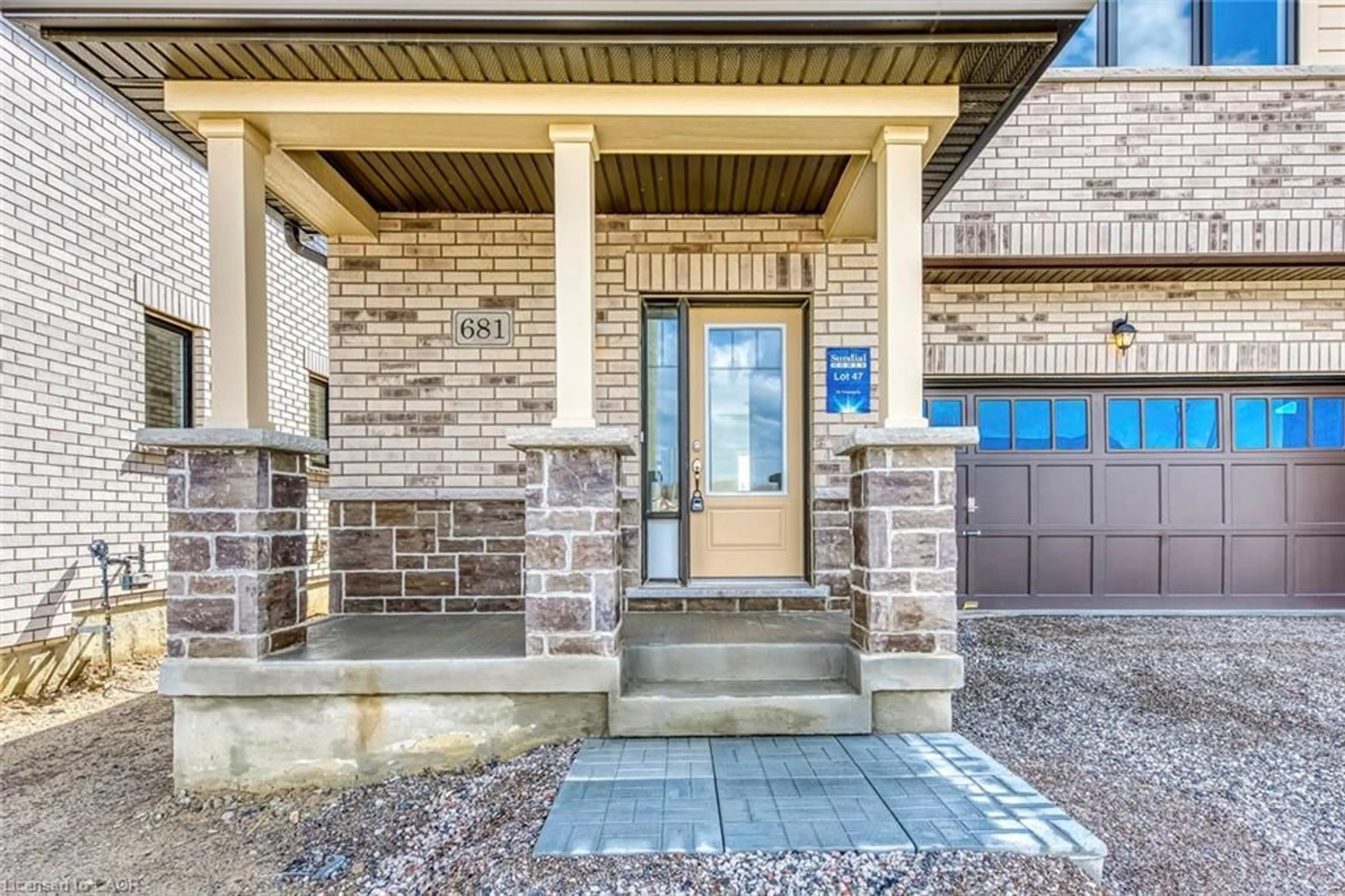 Home with brick exterior material, street for 681 Catalina Manor, Pickering Ontario L1X 0V1