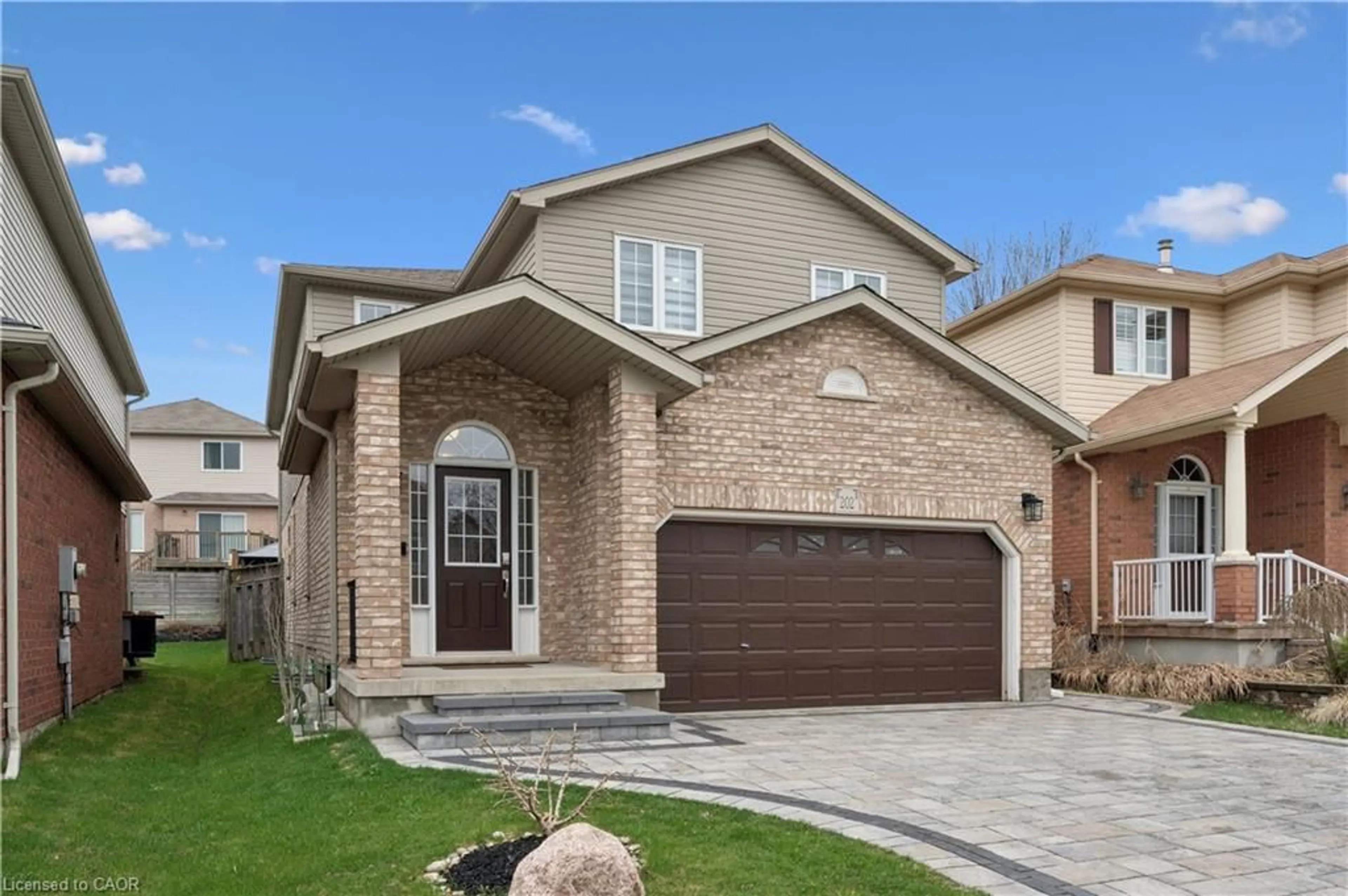 Home with brick exterior material, street for 202 Sleaford St, Waterloo Ontario N2J 4Z8