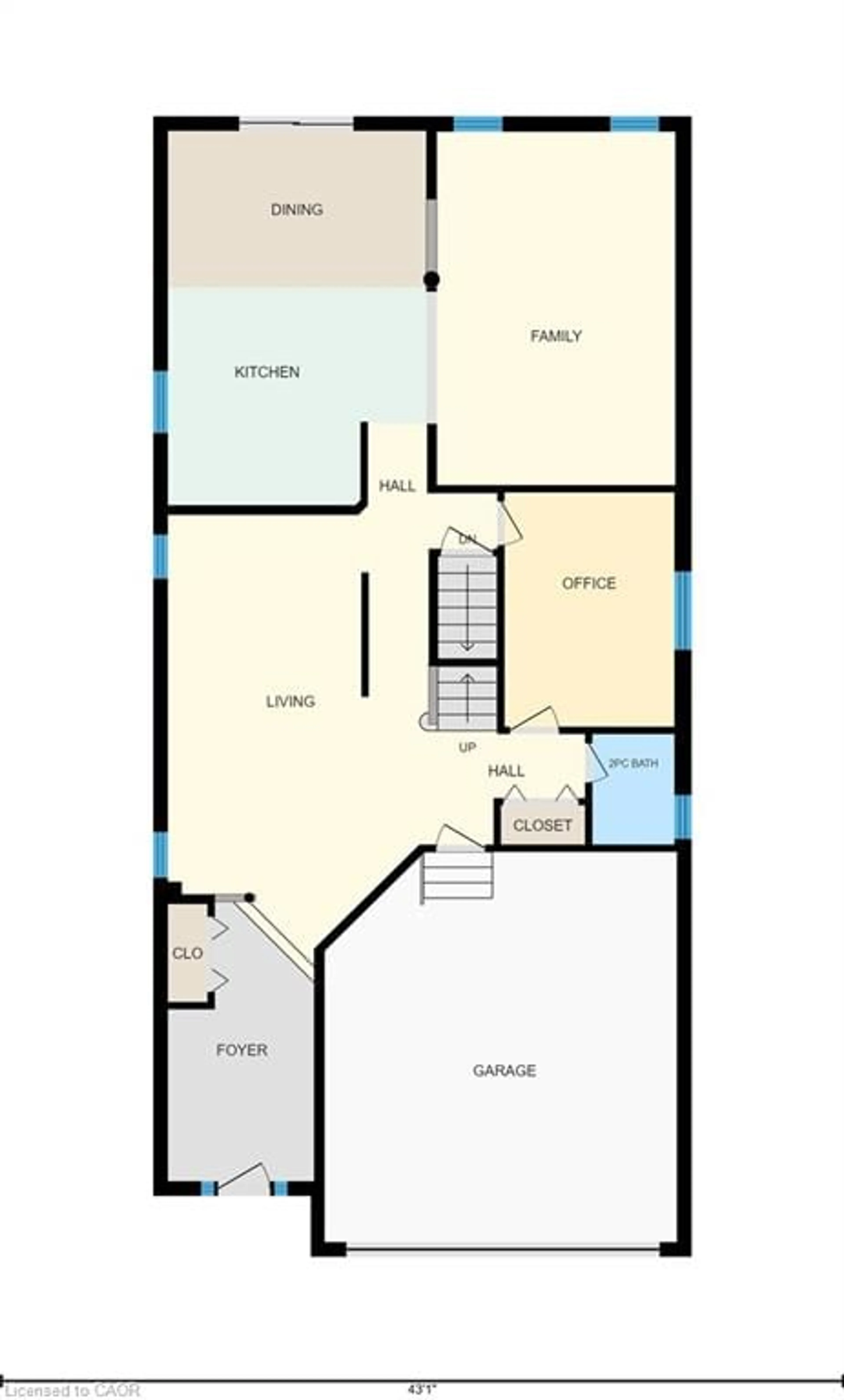 Floor plan for 202 Sleaford St, Waterloo Ontario N2J 4Z8