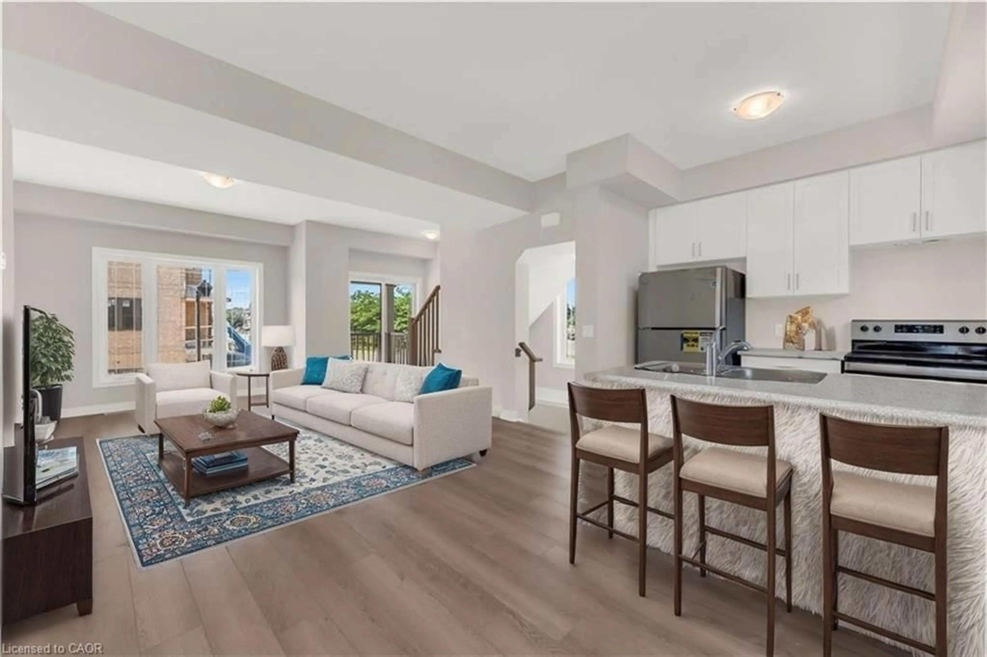 Open concept kitchen, unknown for 19 Picardy Dr #57, Stoney Creek Ontario L8J 0M7