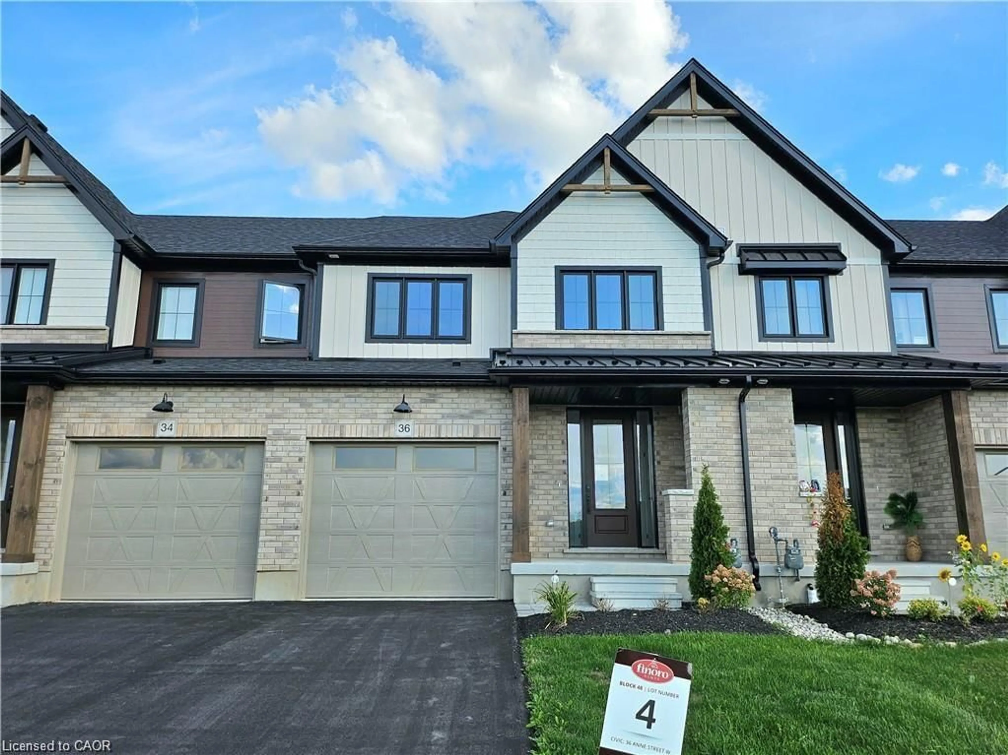 Home with brick exterior material, street for 36 Anne St, Harriston Ontario N0G 1Z0