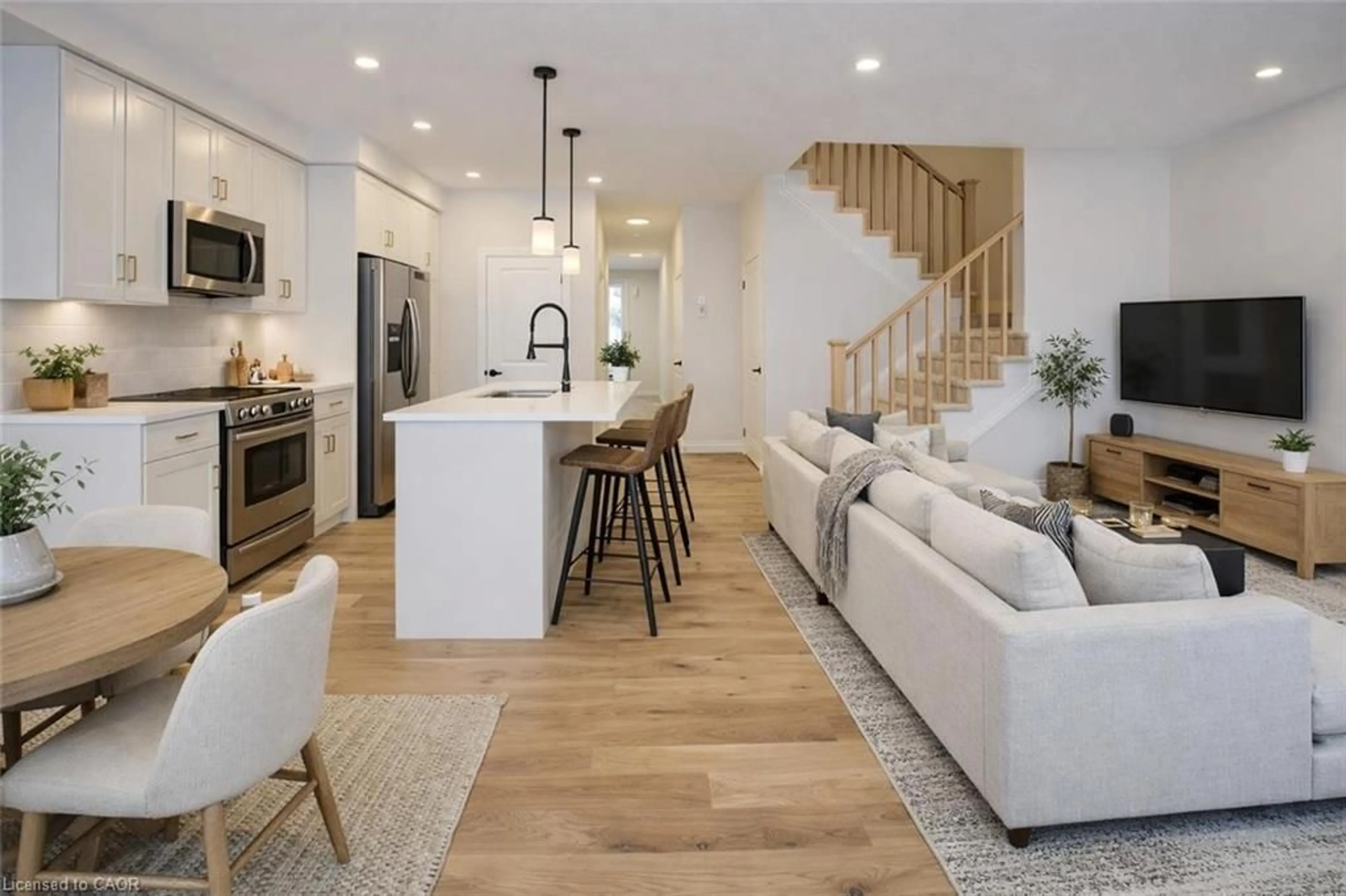 Open concept kitchen, unknown for 36 Anne St, Harriston Ontario N0G 1Z0