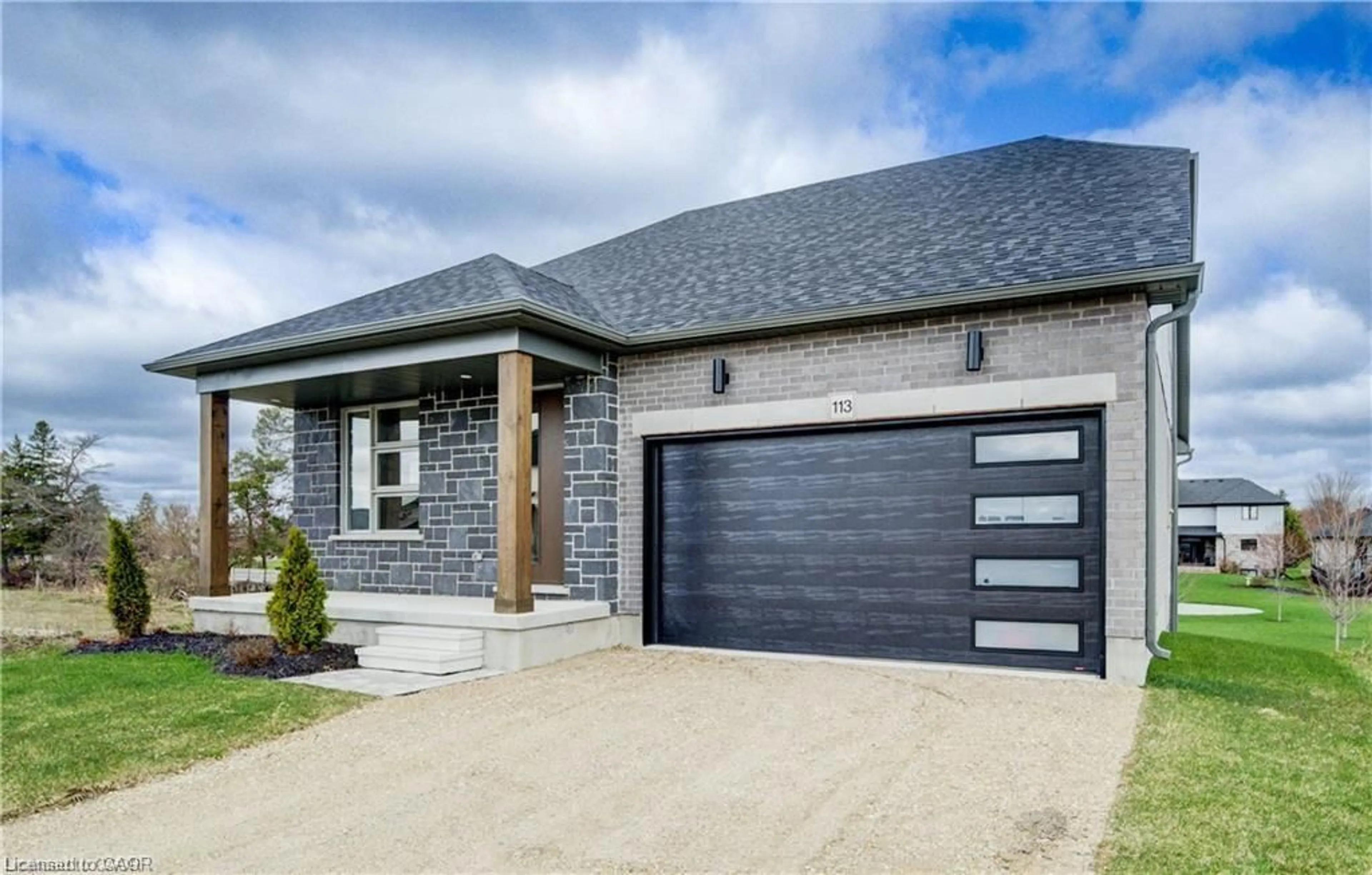 Home with brick exterior material, street for 113 Bean St, Harriston Ontario N0G 1Z0