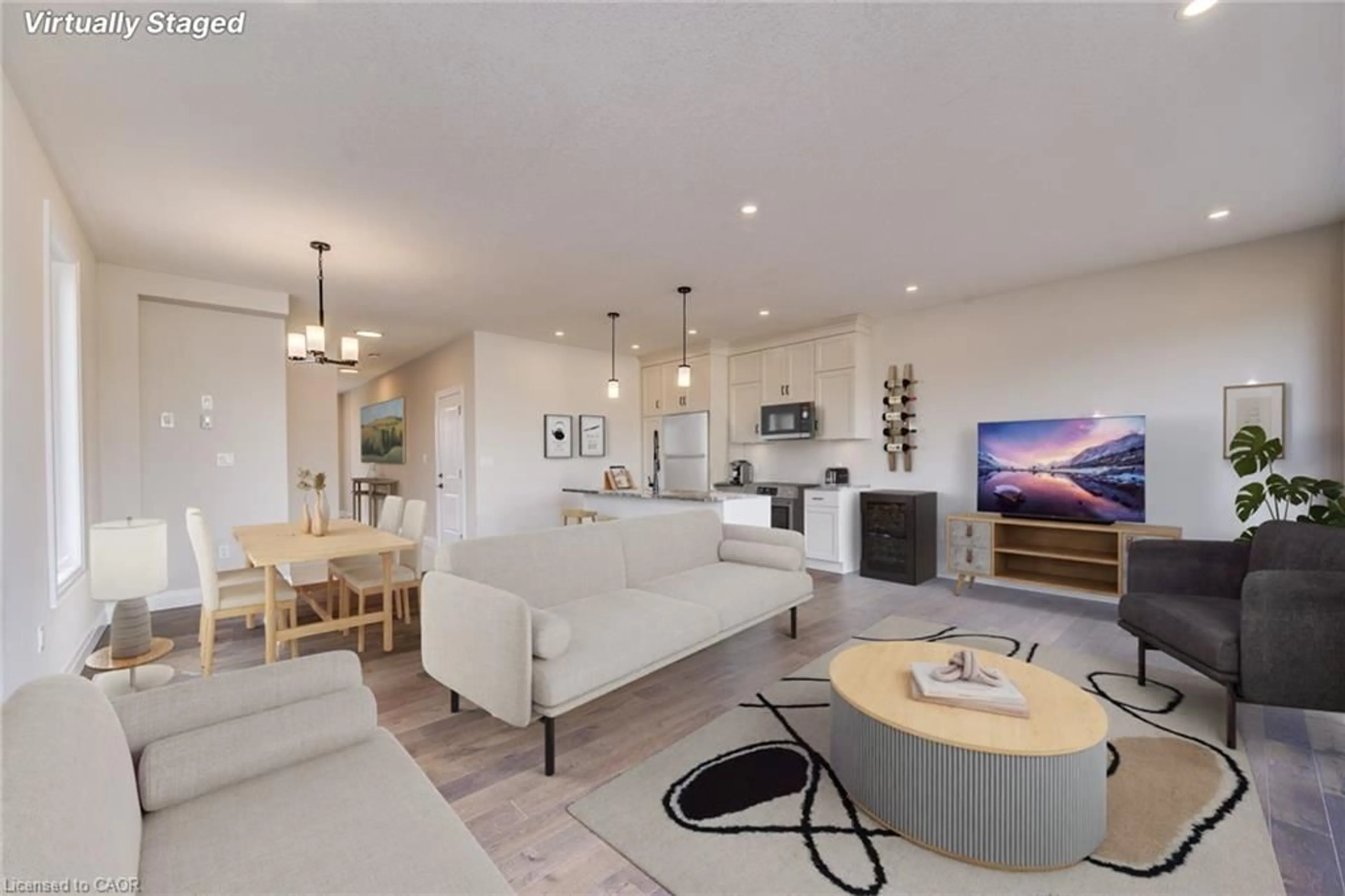 Living room with furniture, unknown for 102 Thackeray Way, Harriston Ontario N0G 1Z0