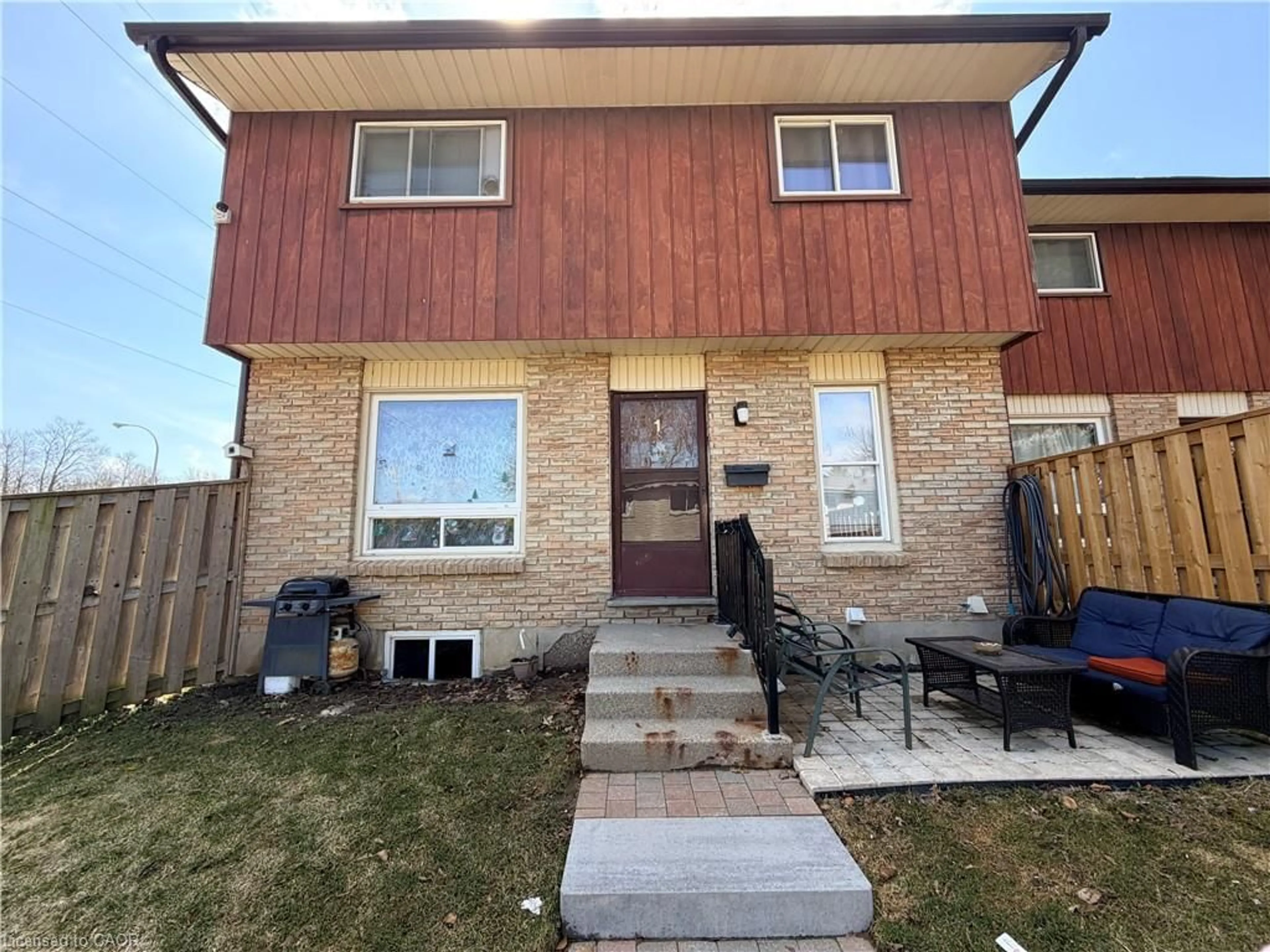 Home with brick exterior material, street for 249 Cedarbrae Ave #1, Waterloo Ontario N2L 4S8