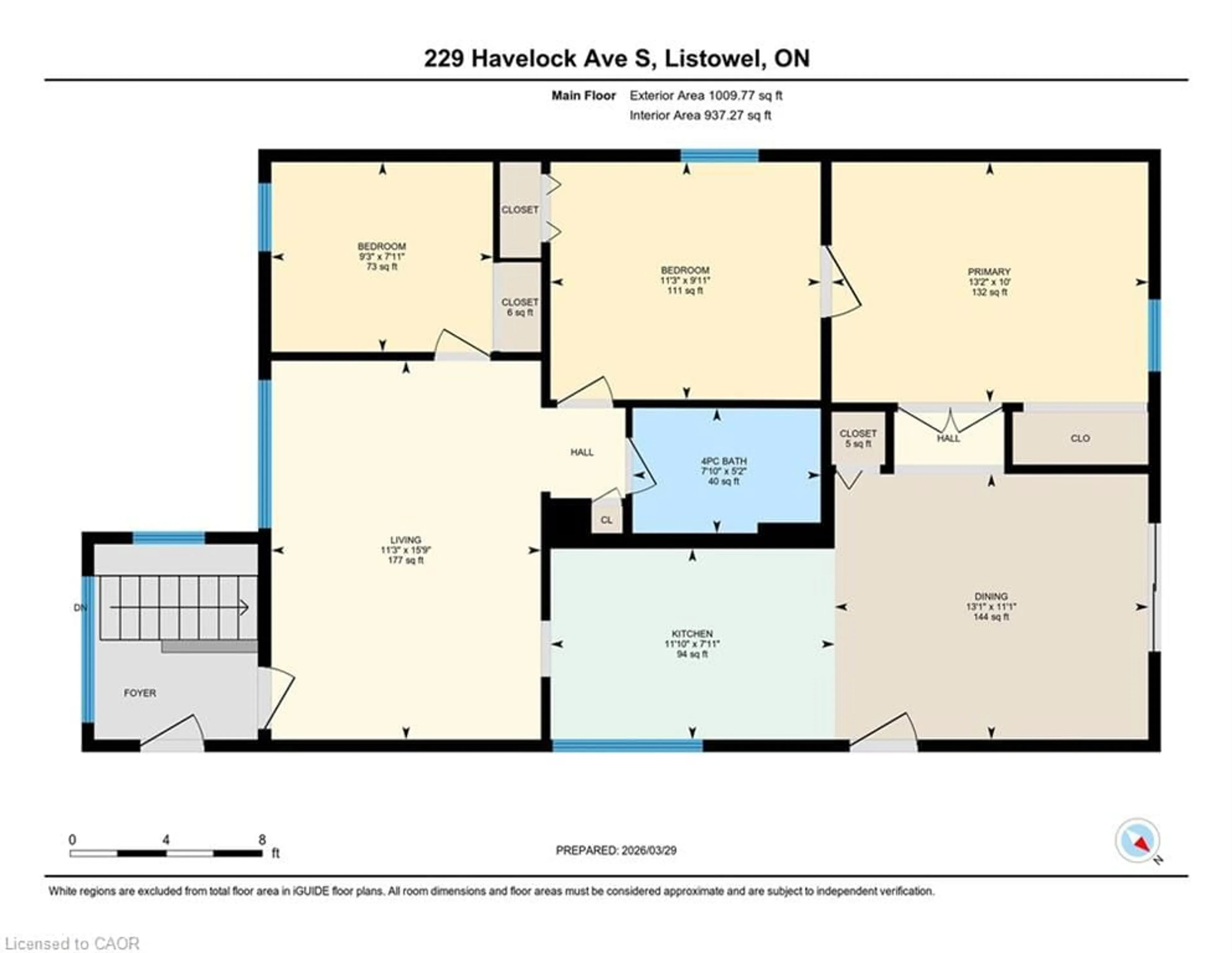 Floor plan for 229 Havelock Ave, Listowel Ontario N4W 2A5