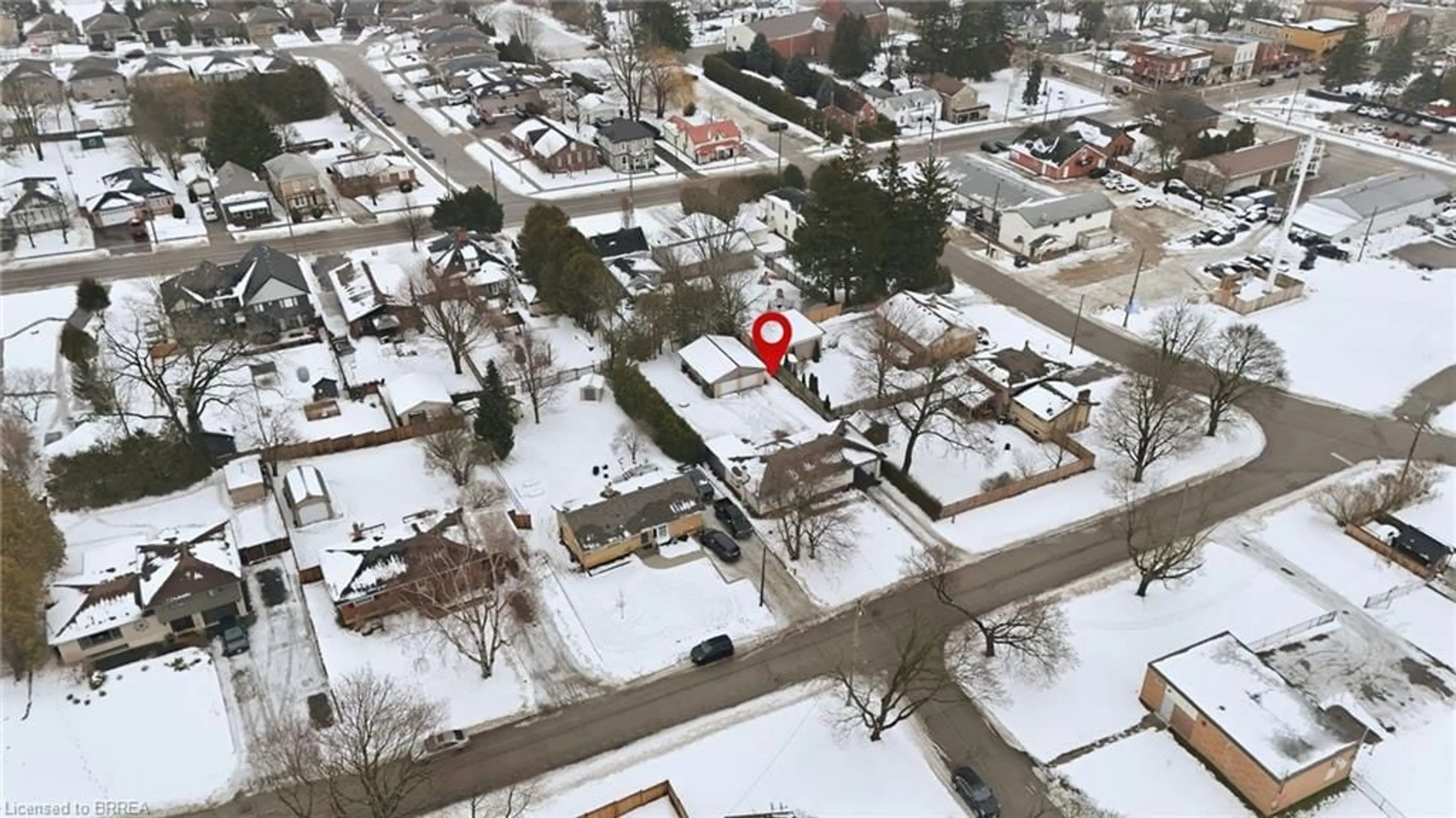 A pic from outside/outdoor area/front of a property/back of a property/a pic from drone, street for 4 Lillian St, St. George Ontario N0E 1N0