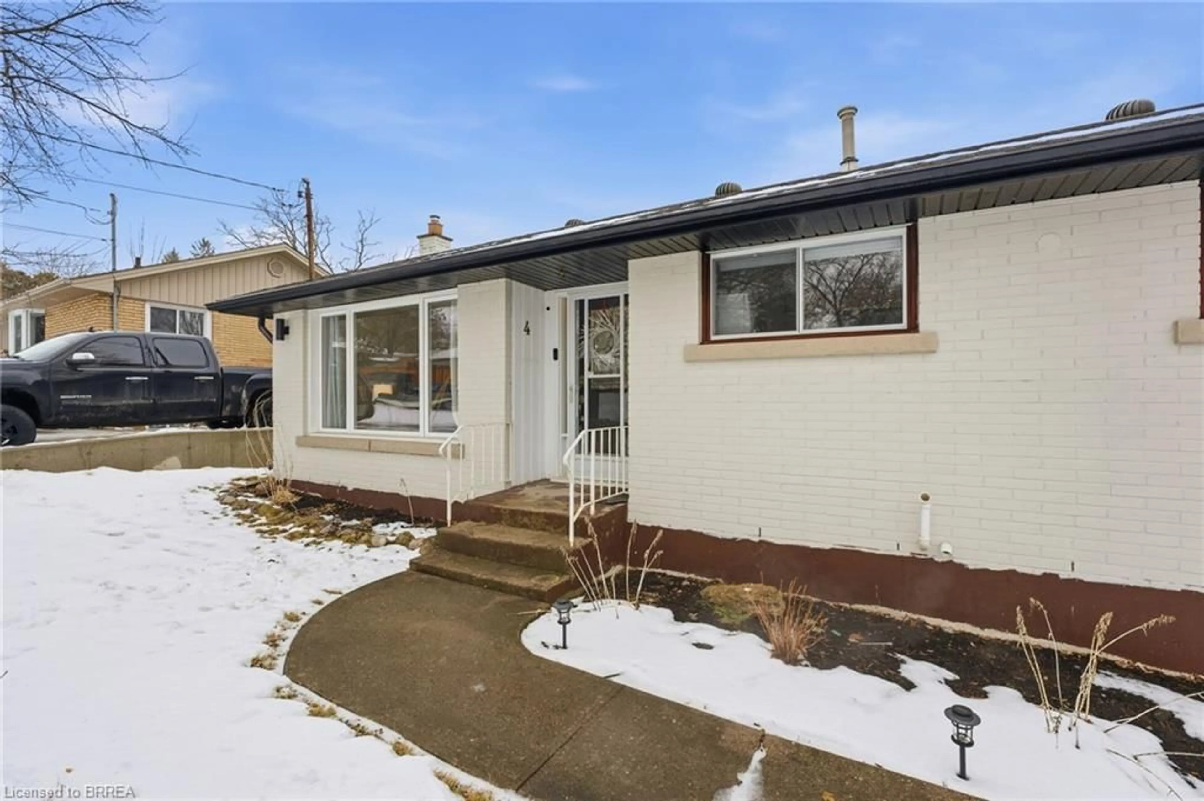 Home with vinyl exterior material, street for 4 Lillian St, St. George Ontario N0E 1N0