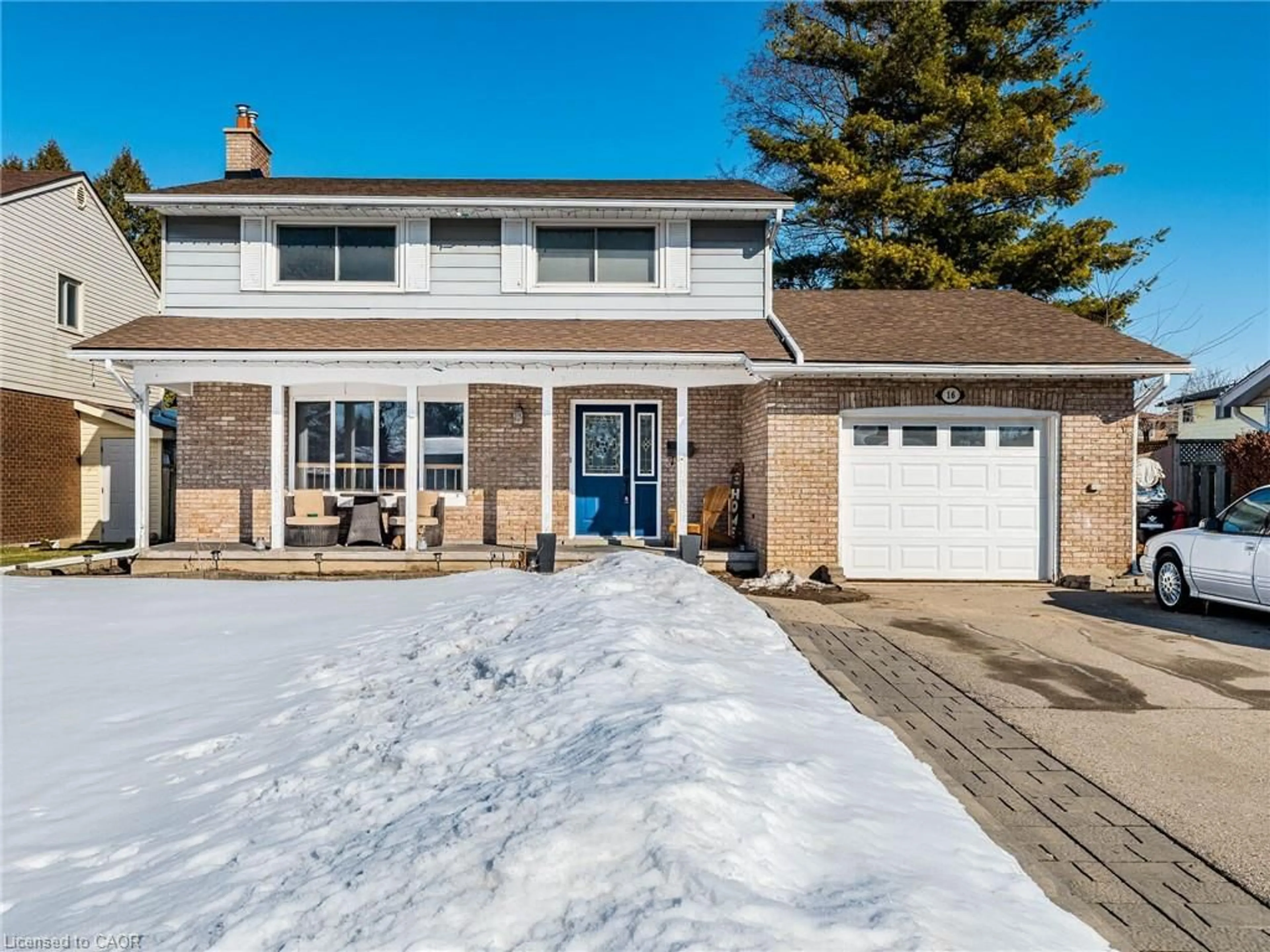 Home with brick exterior material, street for 16 Alderwood Cres, Cambridge Ontario N1S 3T1