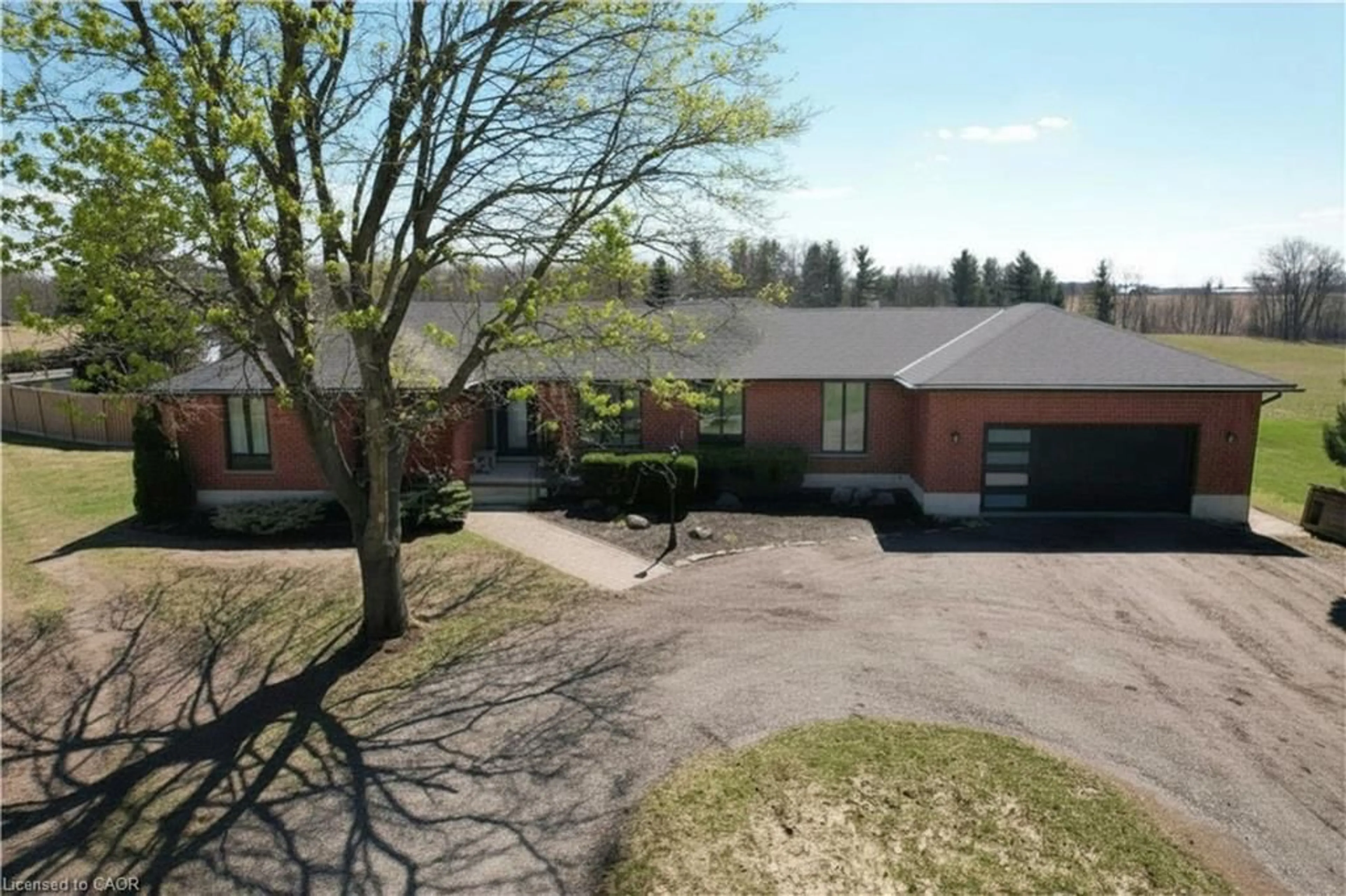 A pic from outside/outdoor area/front of a property/back of a property/a pic from drone, street for 282 German School Rd, Paris Ontario N3L 3E1