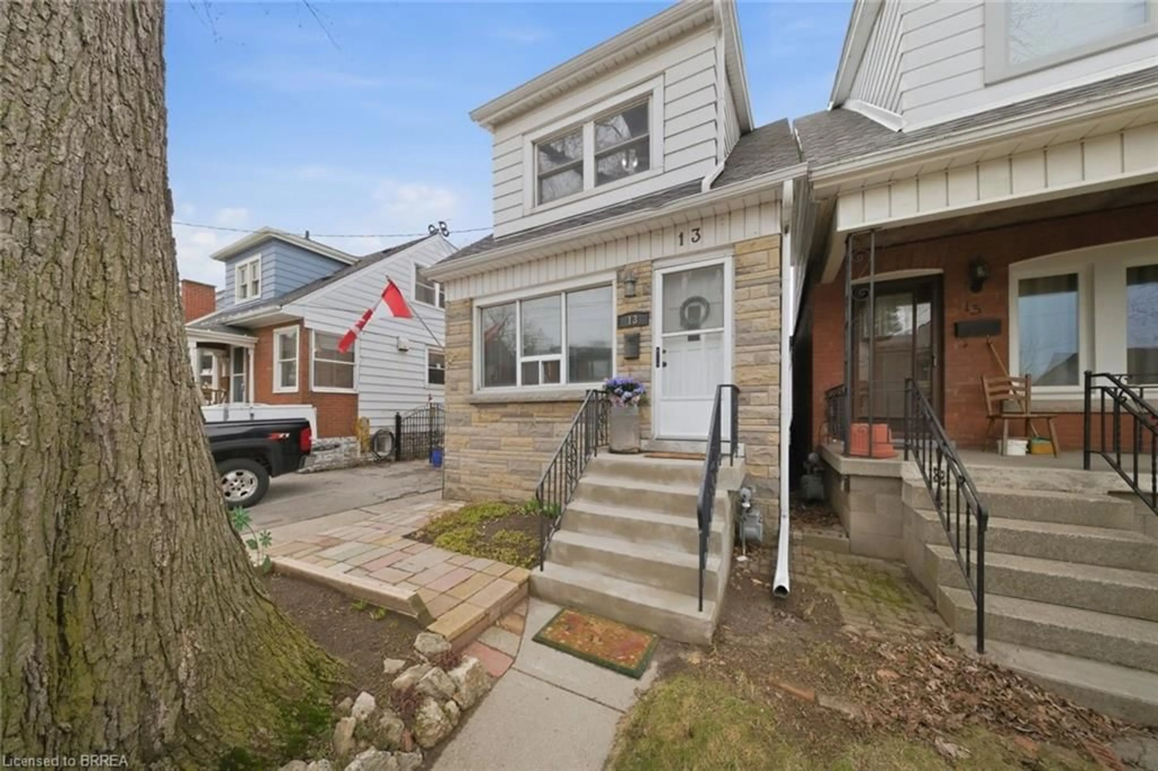 Home with brick exterior material, street for 13 Devonport St, Hamilton Ontario L8R 3C5