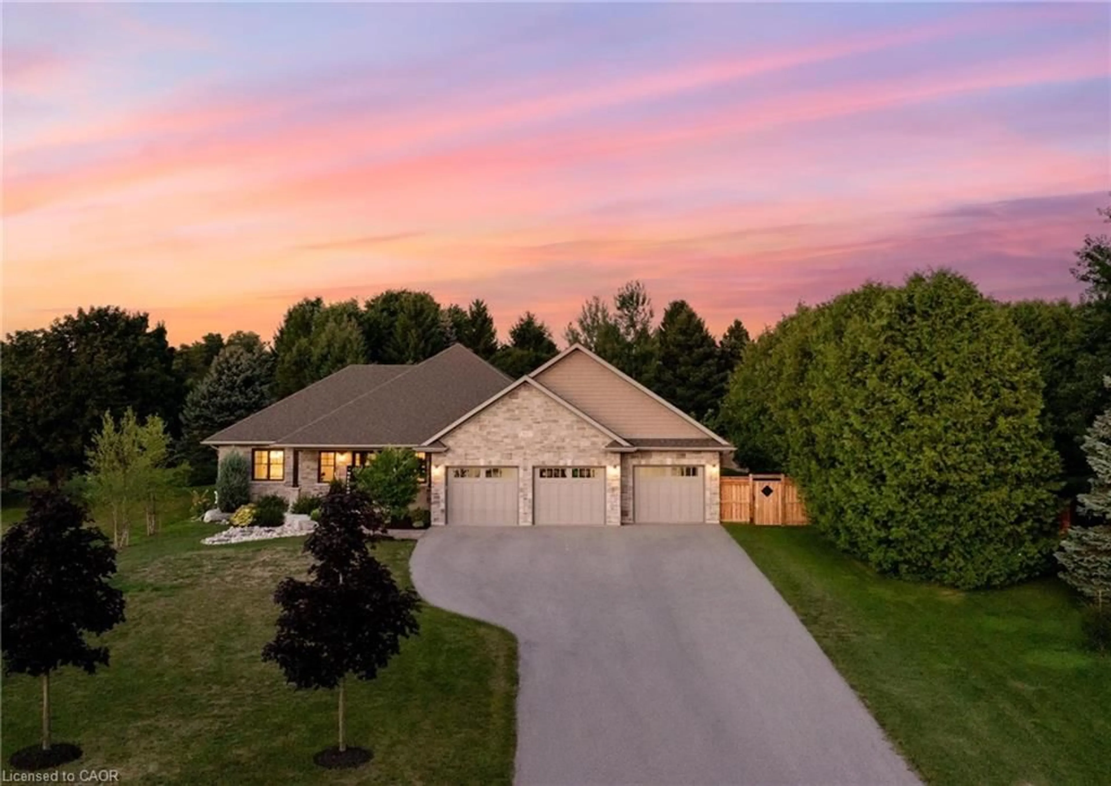 A pic from outside/outdoor area/front of a property/back of a property/a pic from drone, street for 45 Amalia Cres, Belwood Ontario N0B 1J0