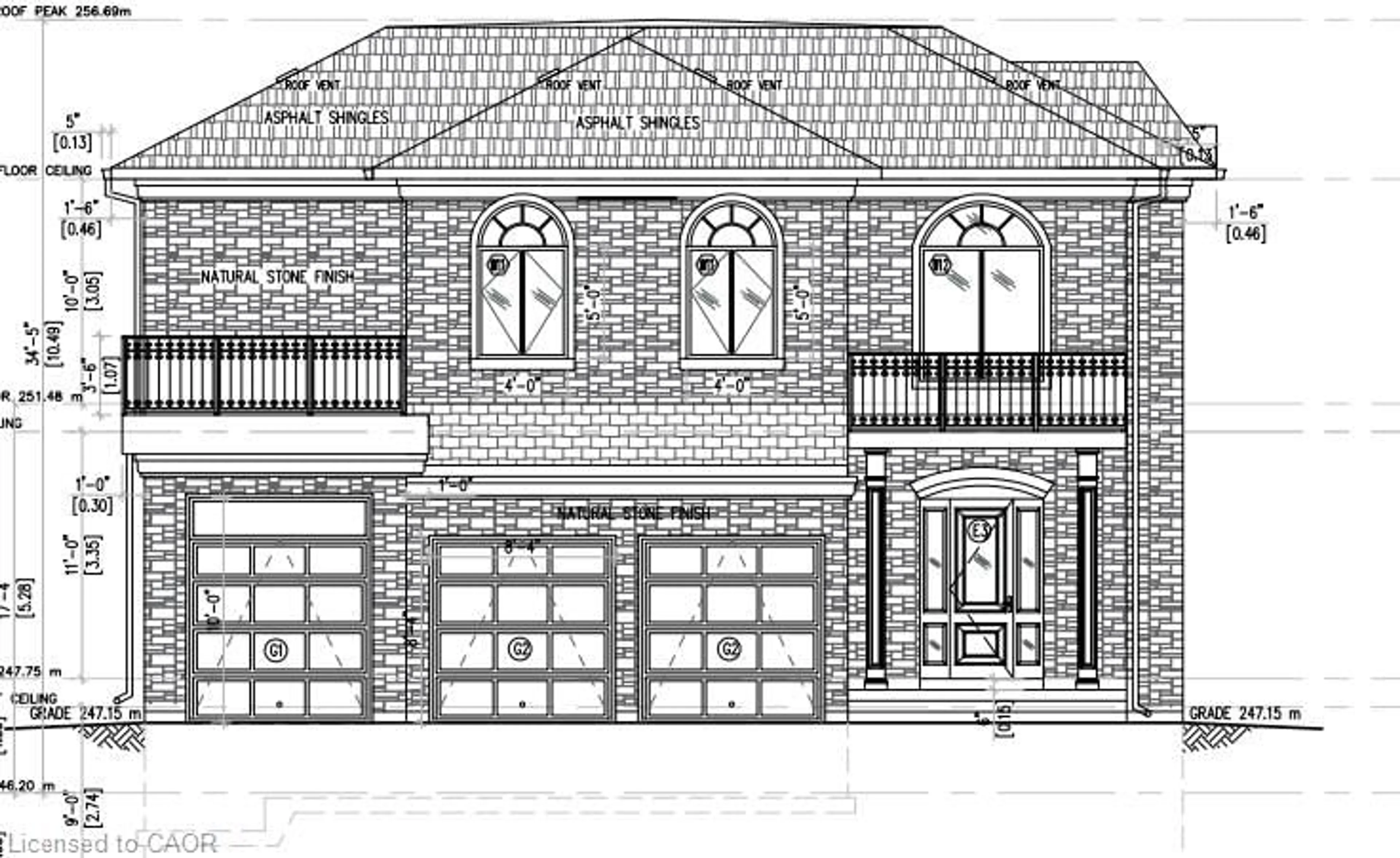 Home with brick exterior material, building for 449 Hamilton Dr, Ancaster Ontario L9G 2A9
