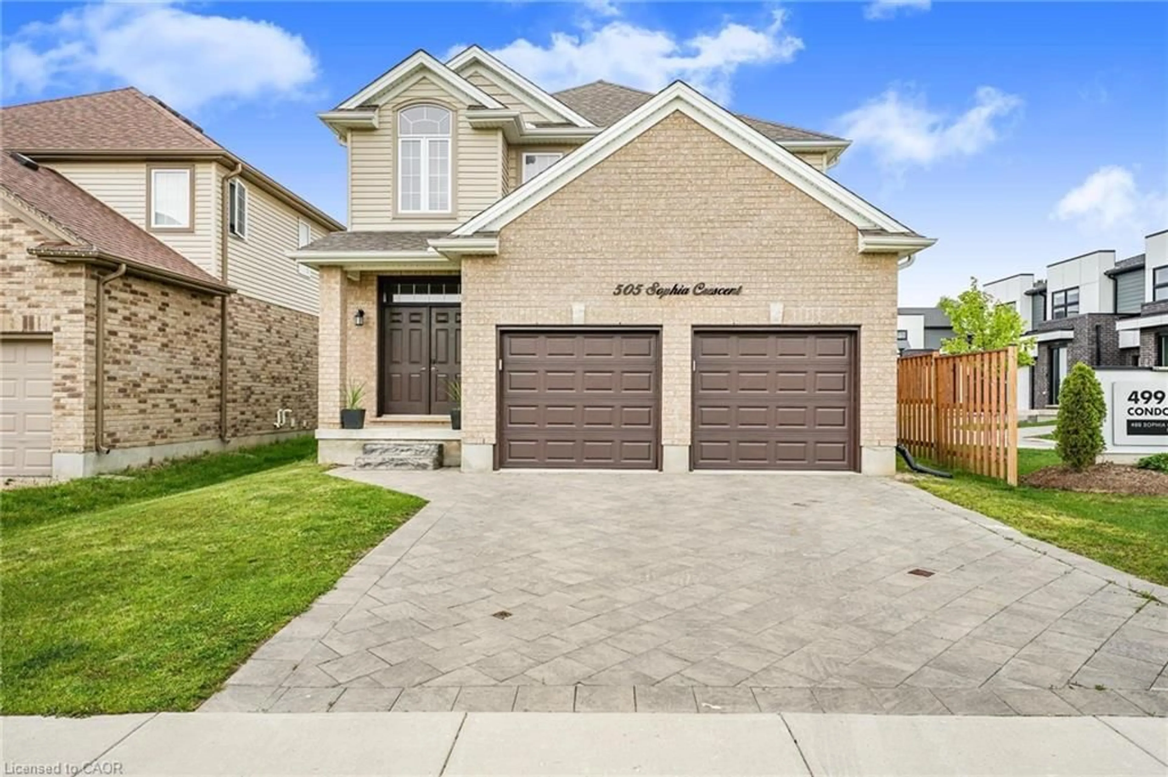 Home with brick exterior material, street for 505 Sophia Cres, London Ontario N6H 5L4
