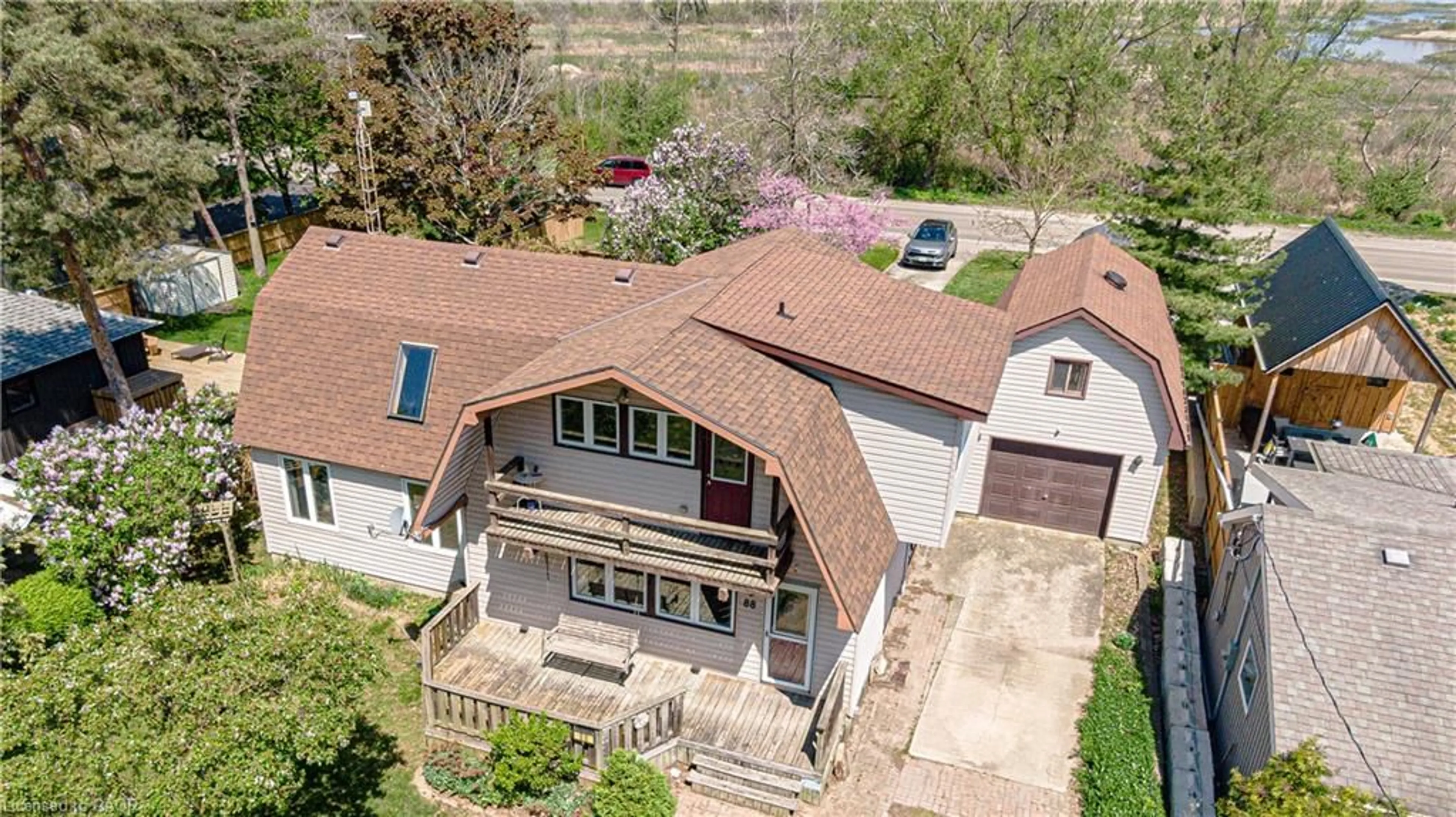 A pic from outside/outdoor area/front of a property/back of a property/a pic from drone, unknown for 88 Woodstock Ave, Long Point Ontario N0E 1M0