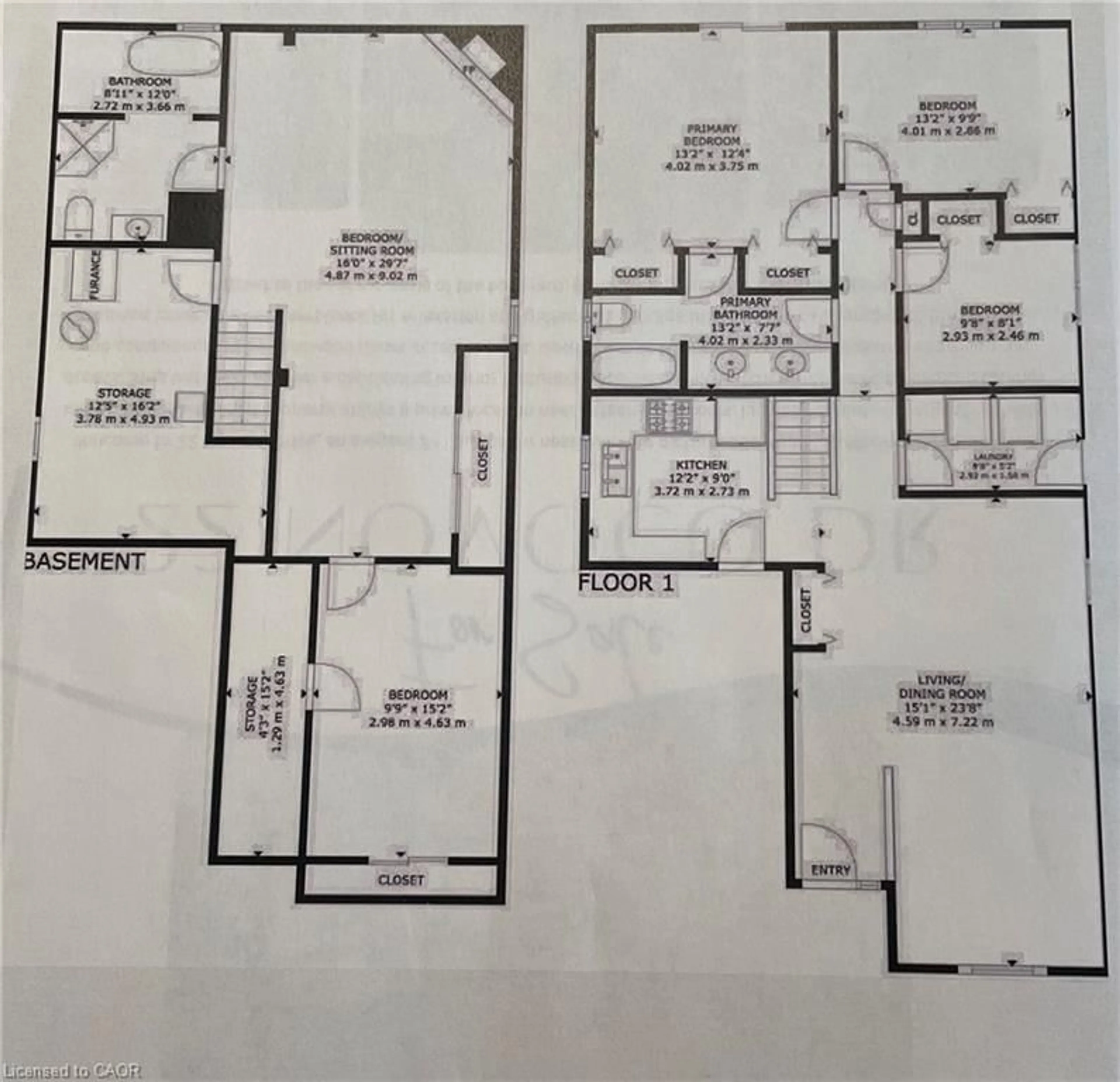 Floor plan for 22 Novoco Dr, Hamilton Ontario L9C 7E8