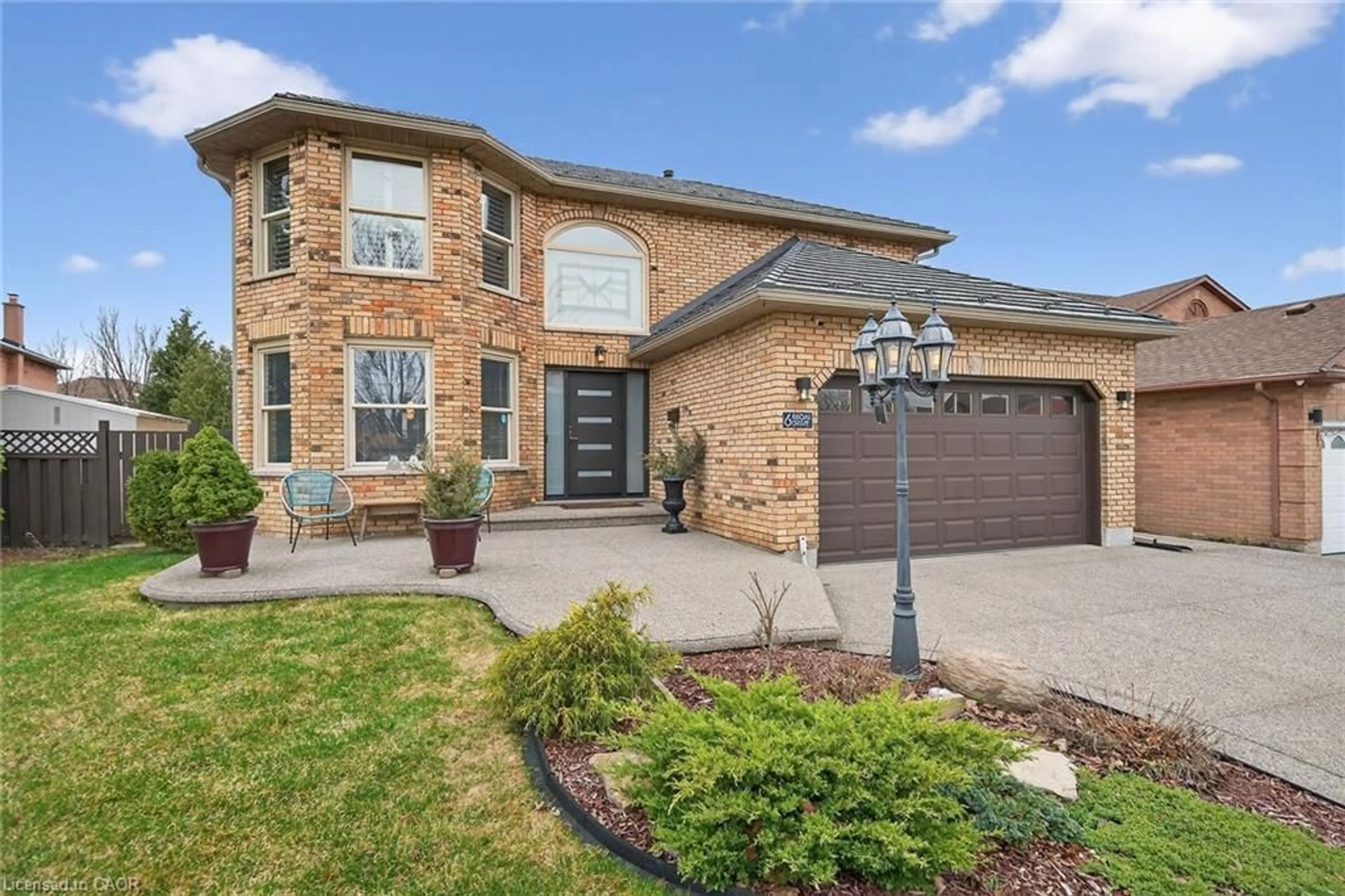 Home with brick exterior material, street for 6 Regal Dr, Hamilton Ontario L8W 2P4