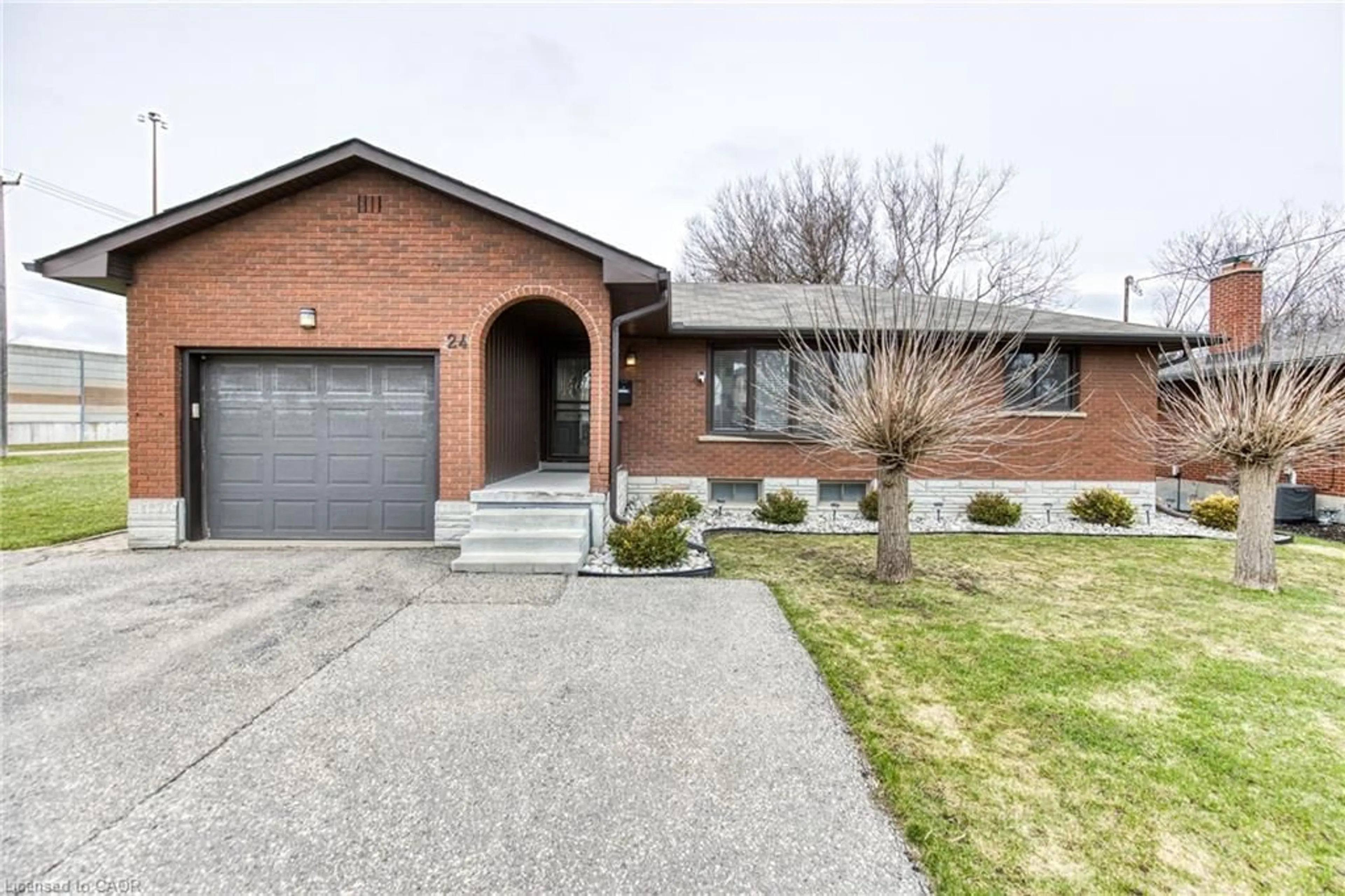 Home with brick exterior material, street for 24 Burbank Rd, Kitchener Ontario N2B 1E1