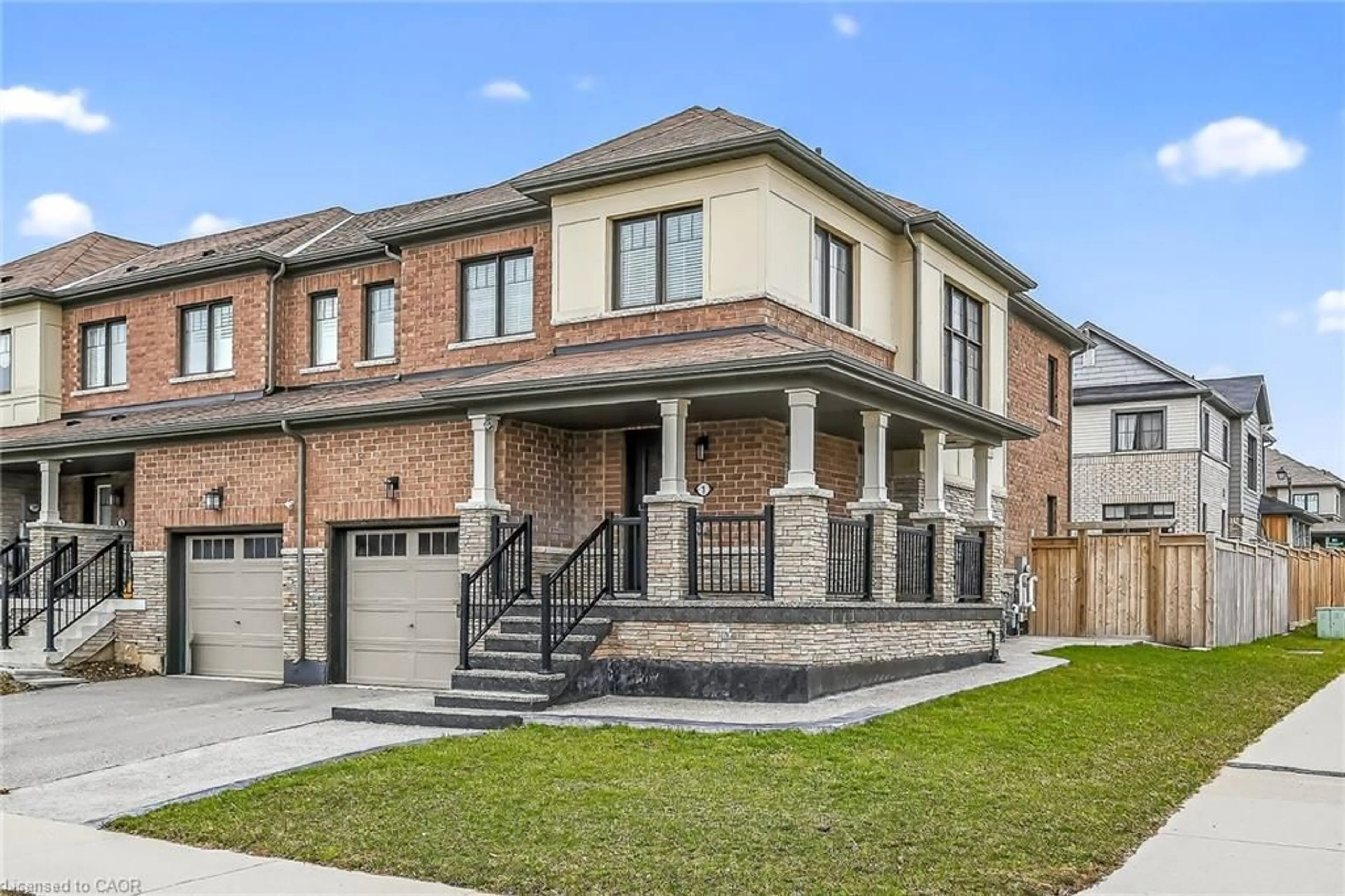 Home with brick exterior material, street for 1 Prestwick St, Stoney Creek Ontario L8J 067